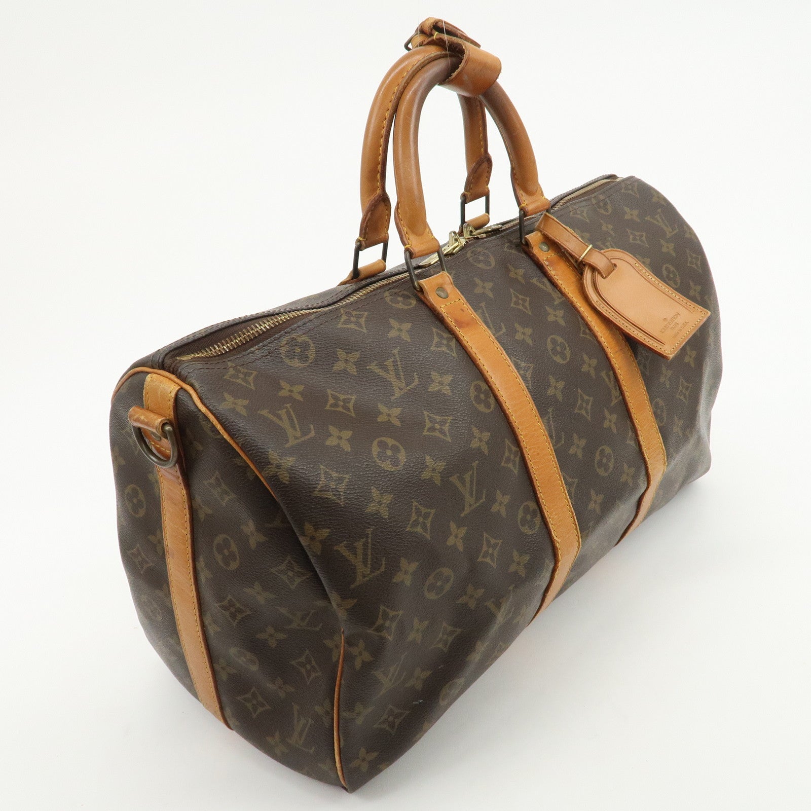 Louis Vuitton Monogram Keep All 45 Boston Bag Travel Bag M41428