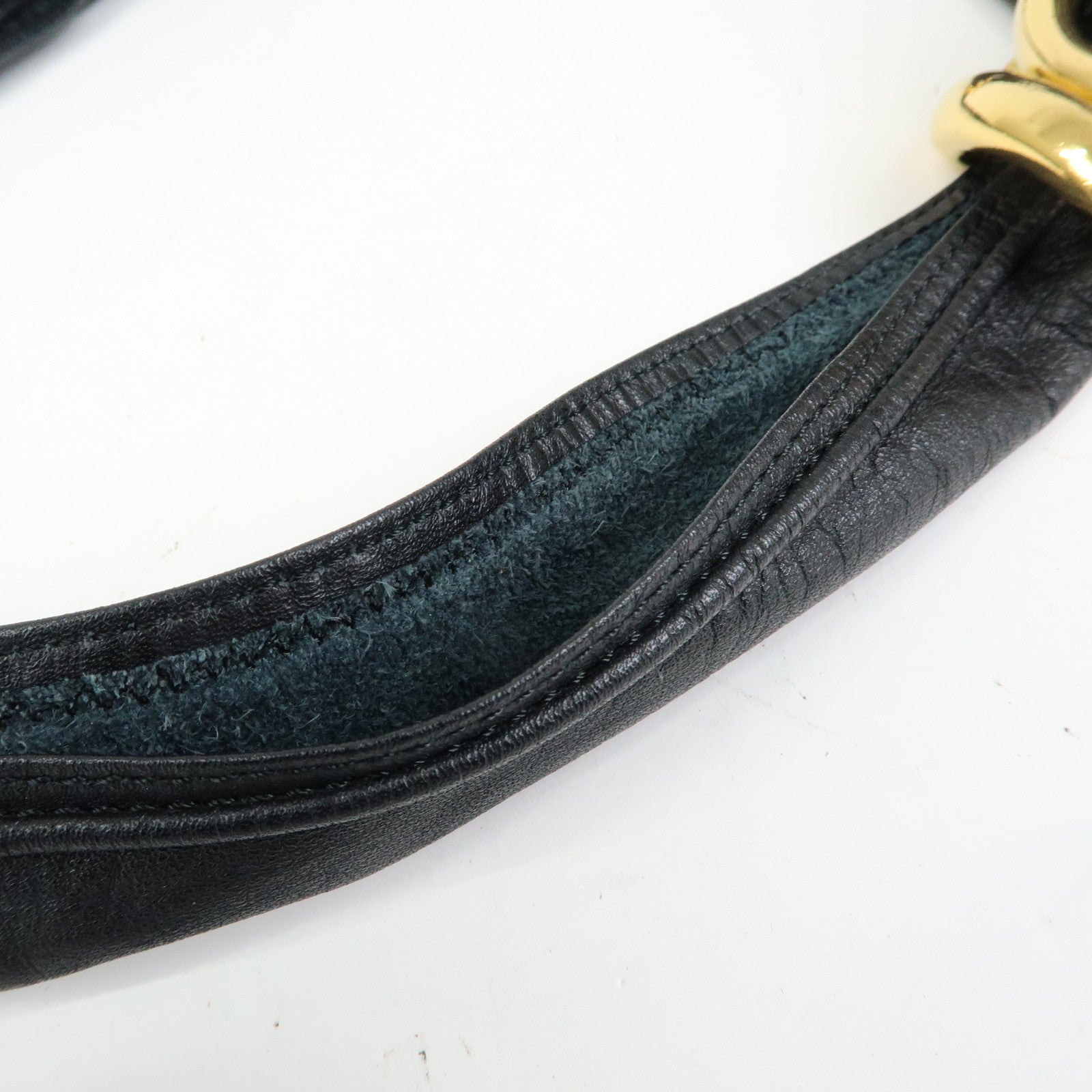 LOEWE Anagram Nappa Leather Hand Bag Shoulder Bag Black