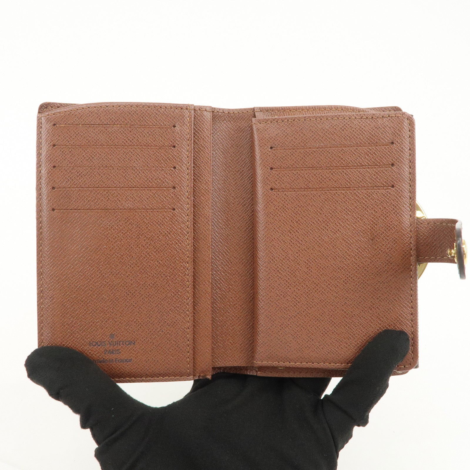 Louis Vuitton Monogram Portefeuille Viennois Wallet Brown M61674 Used