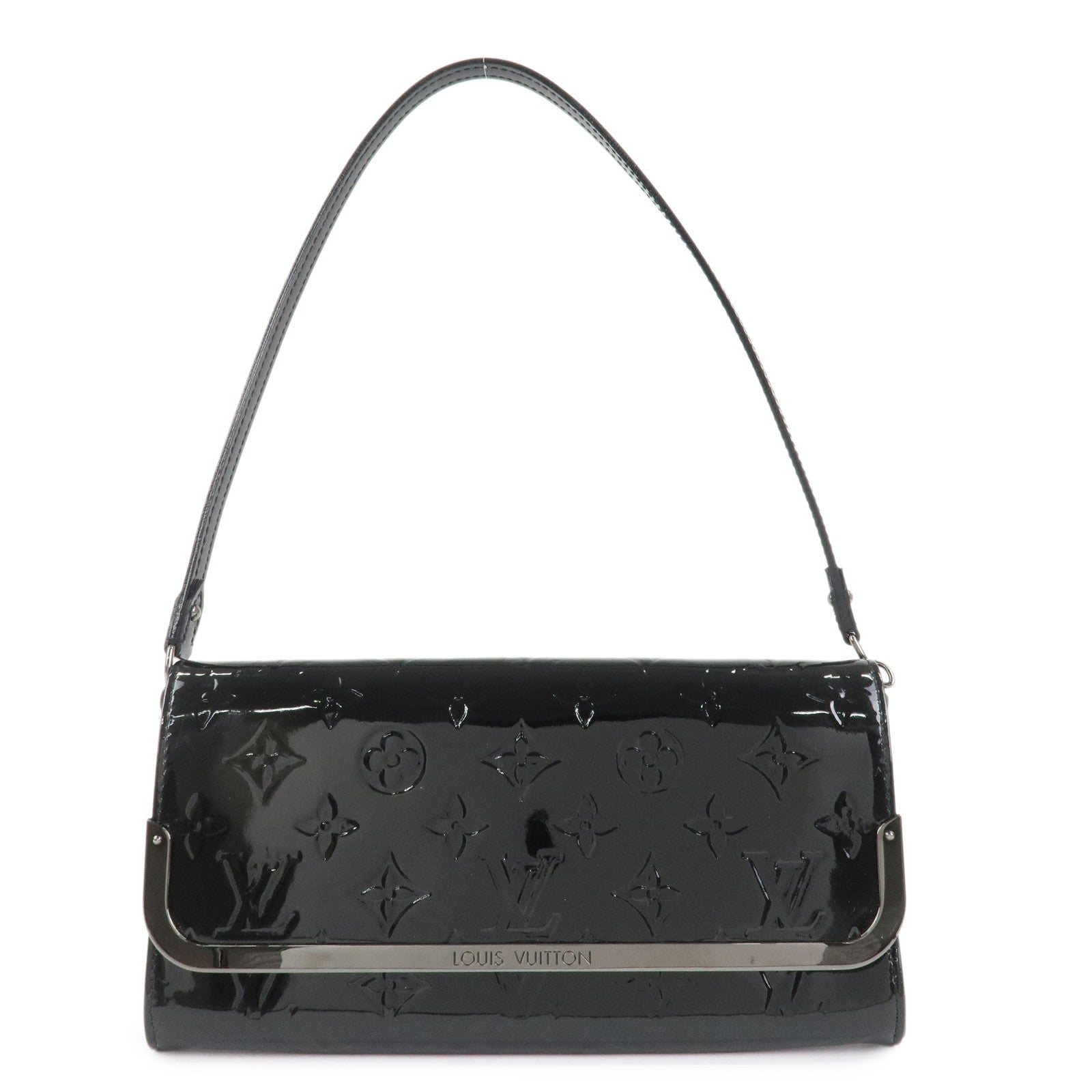 Louis Vuitton Monogram Vernis Rossmore MM Shoulder Bag Noir M90069 Used