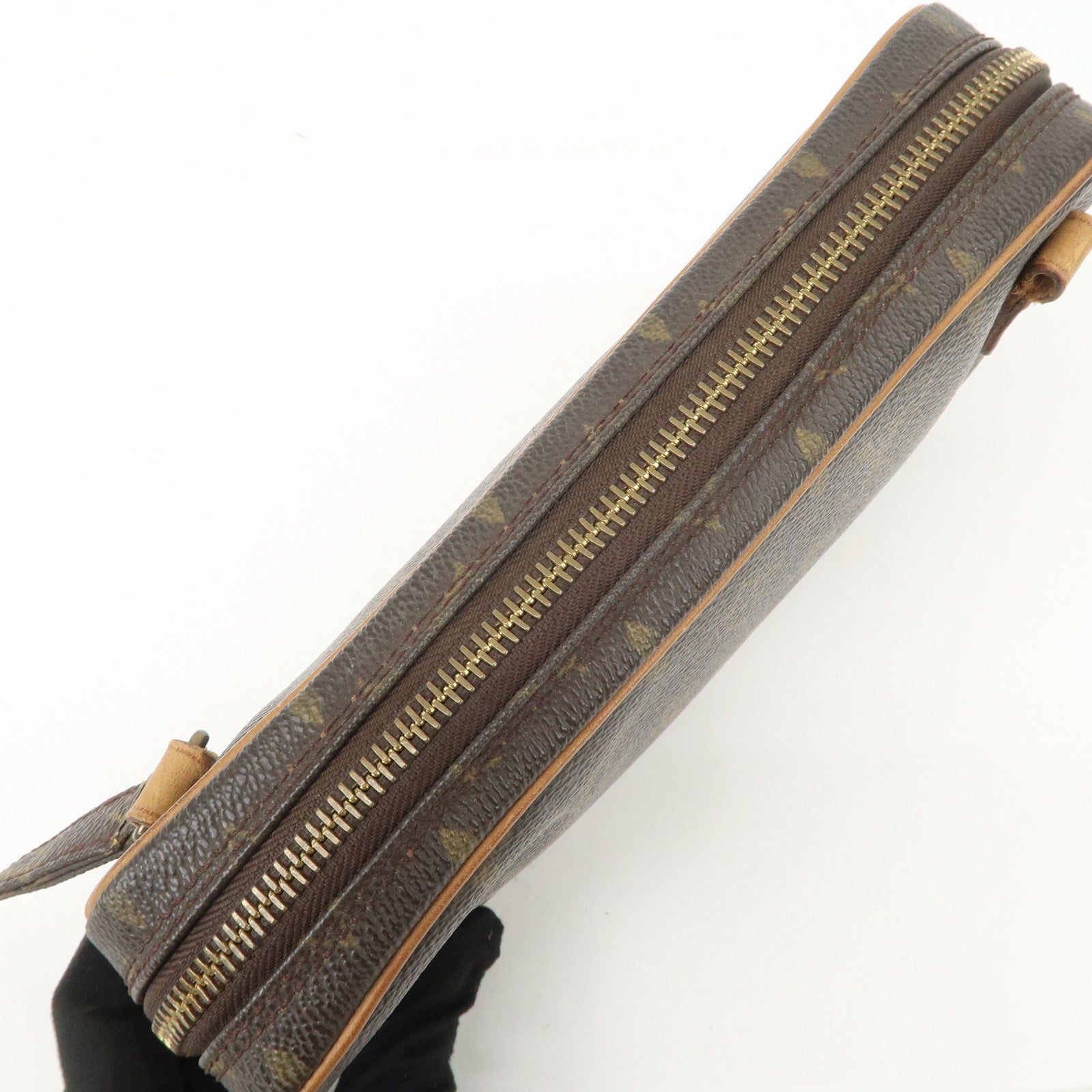 Louis Vuitton Monogram Pochette Marly Bandouliere Bag Brown M51828