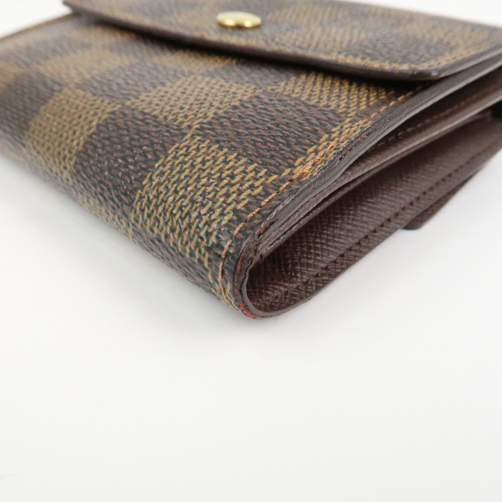 Louis Vuitton Damier Portefeuille Élise Bi-fold Wallet Brown N61654