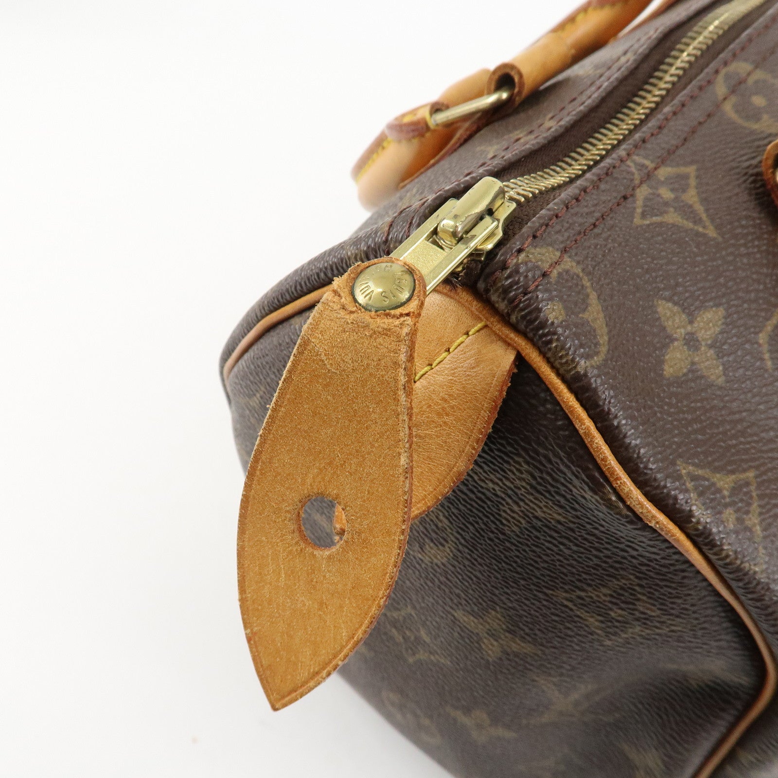 Louis Vuitton Monogram Speedy 25 Hand Bag Boston Bag M41528 Used