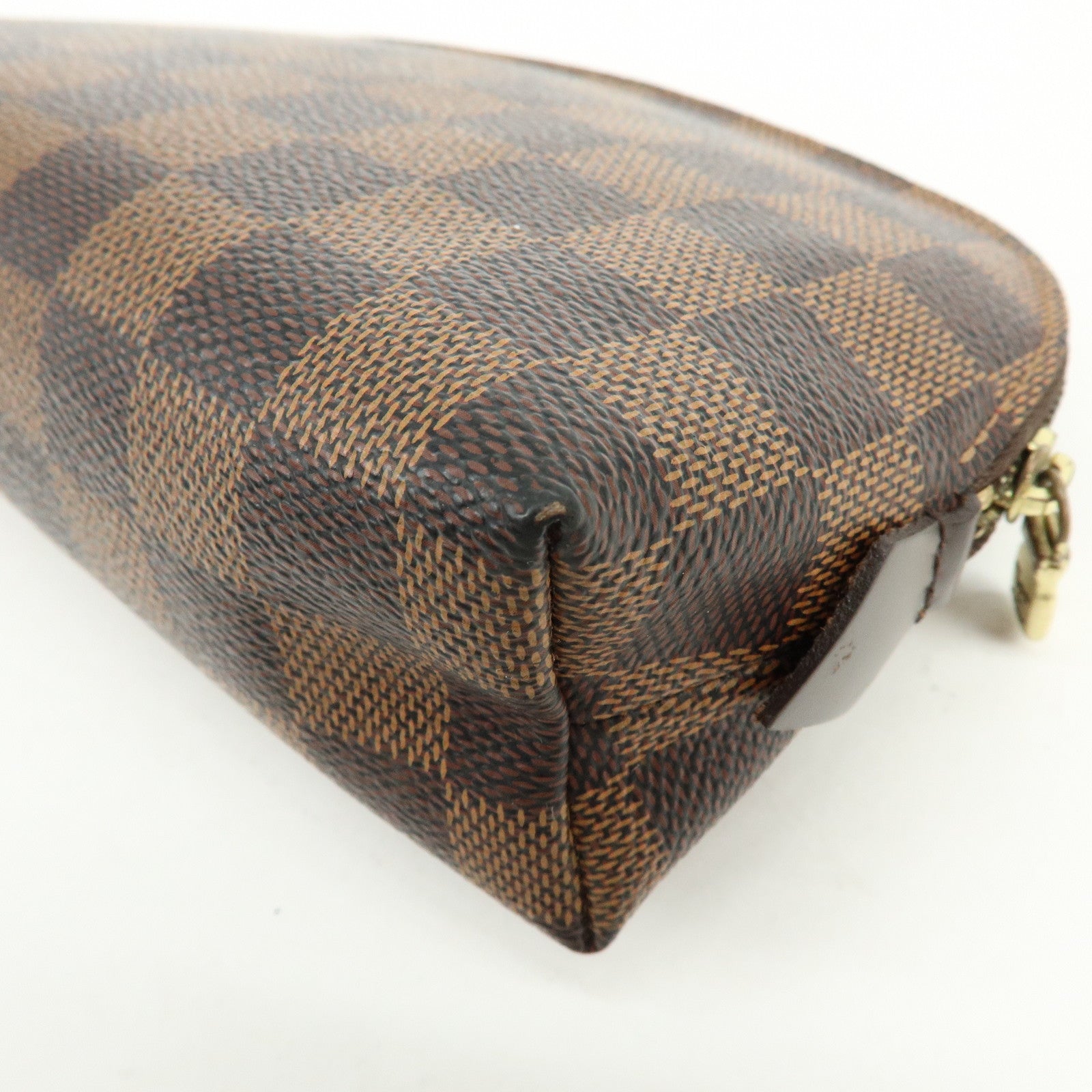Louis Vuitton Damier Pochette Cosmetic PM Pouch Brown N47516