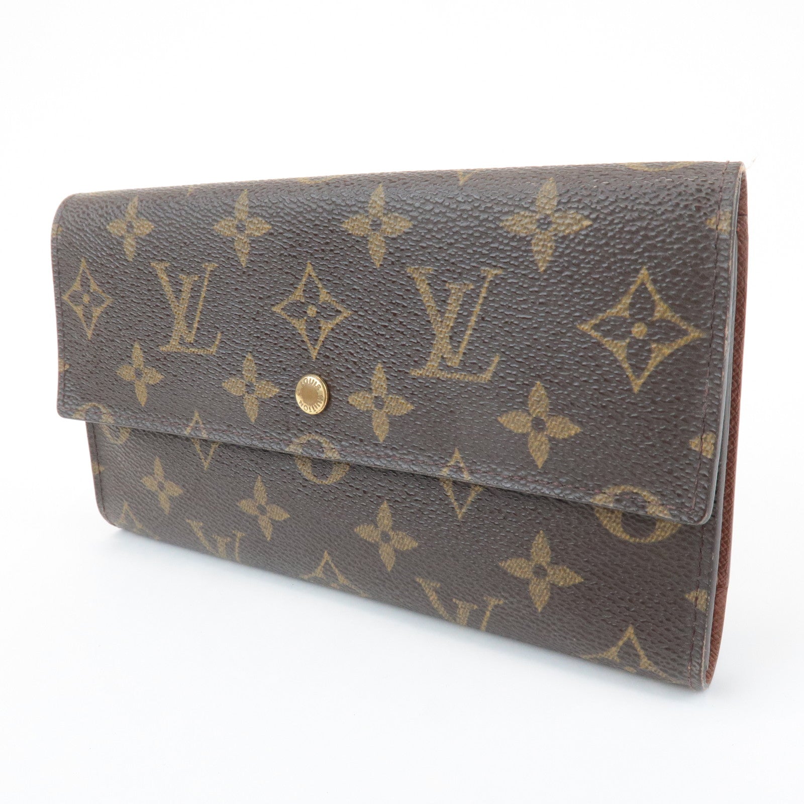 Louis Vuitton Monogram Porte Tresor International Wallet M61215 Used