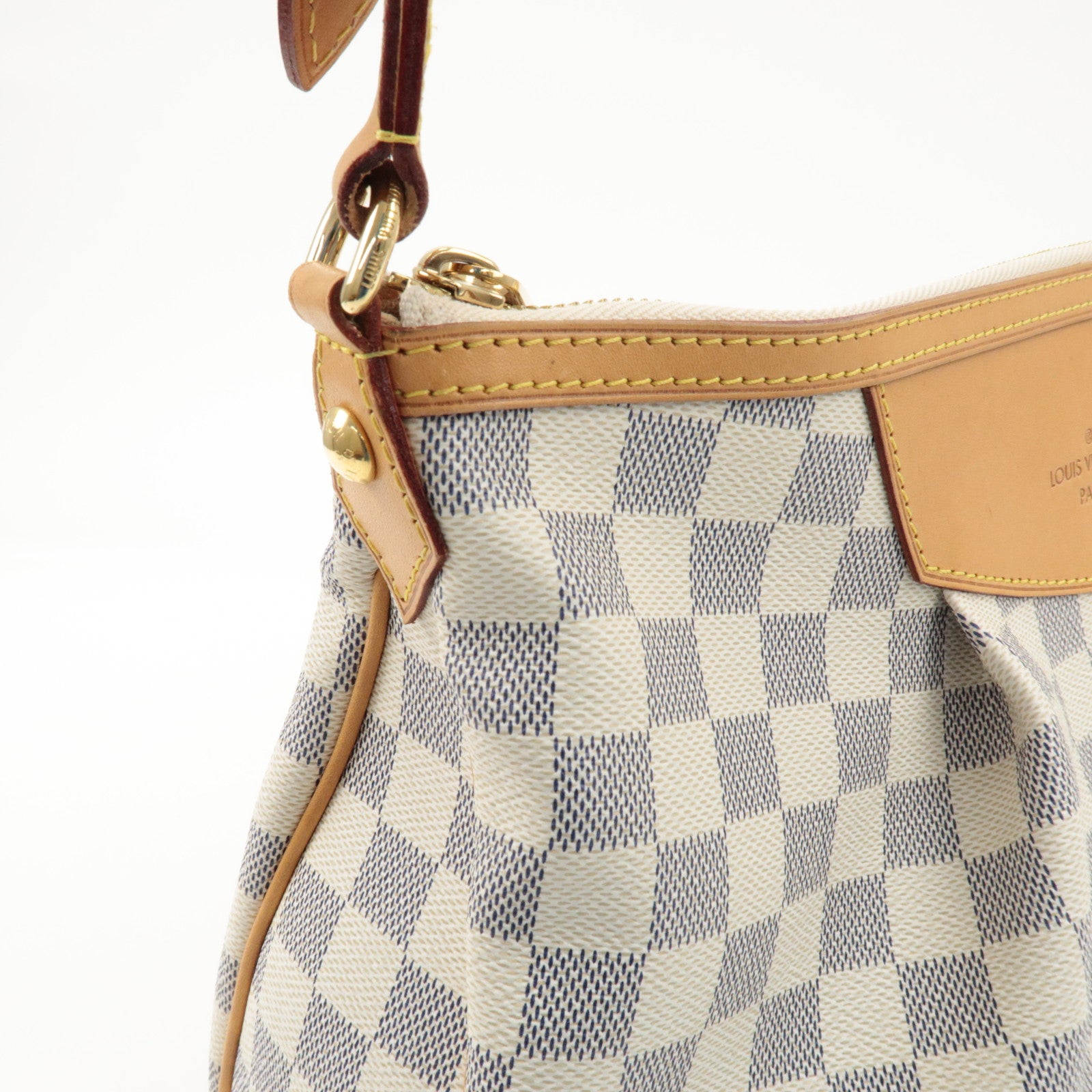 Louis Vuitton Damier Azur Siracusa MM Shoulder Bag N41112 Used