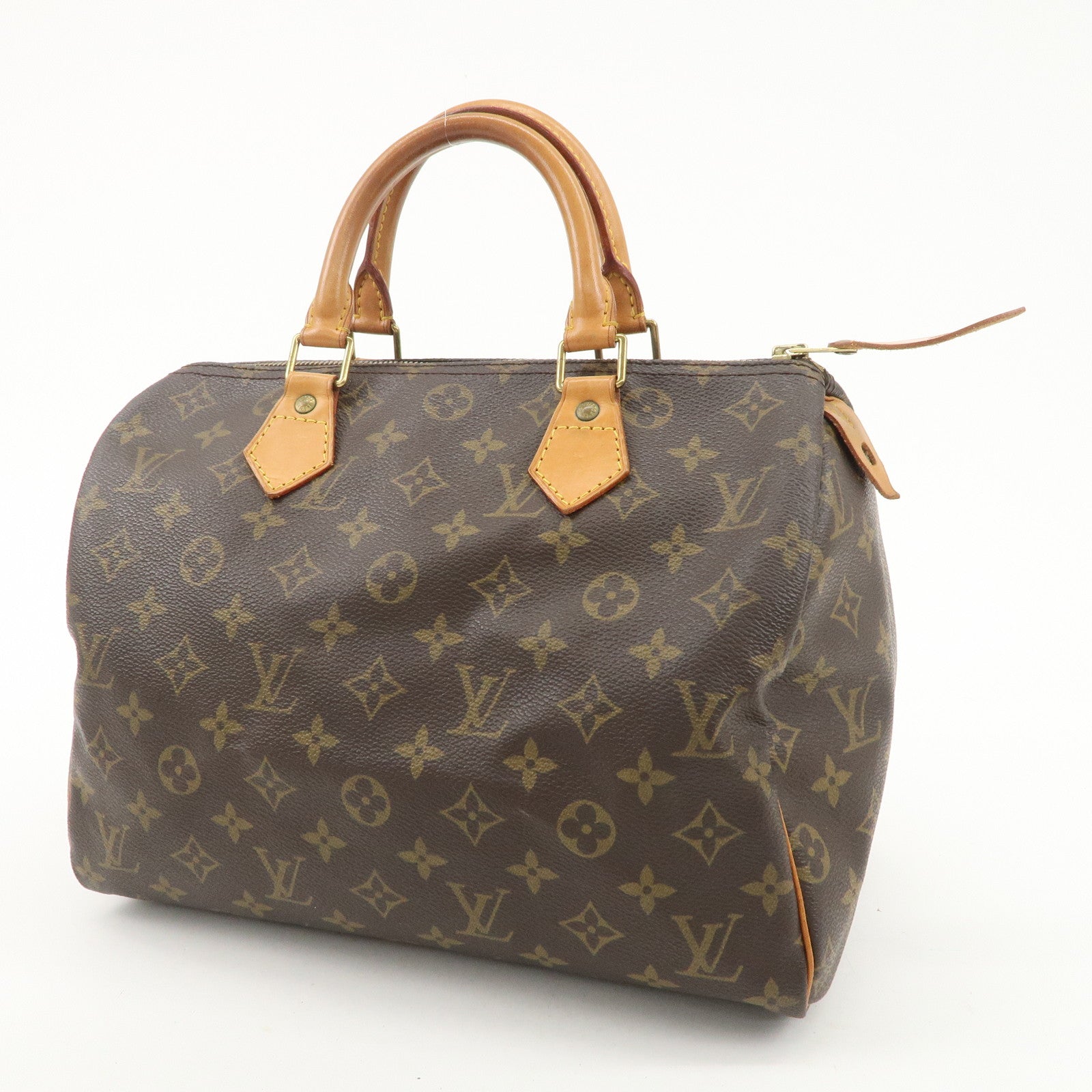 Louis Vuitton Monogram Speedy 30 Hand Bag Boston Bag M41526 Used