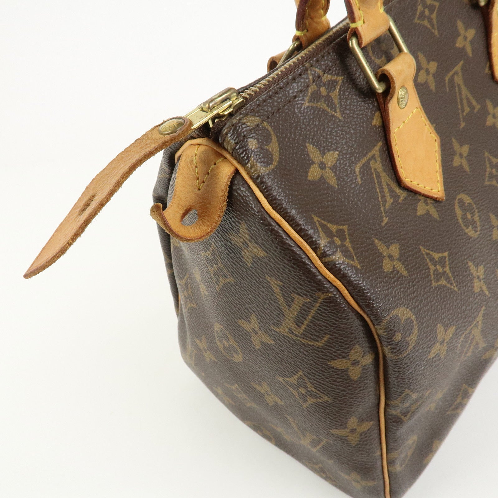 Louis Vuitton Monogram Speedy 25 Boston Bag Hand Bag Brown M41528