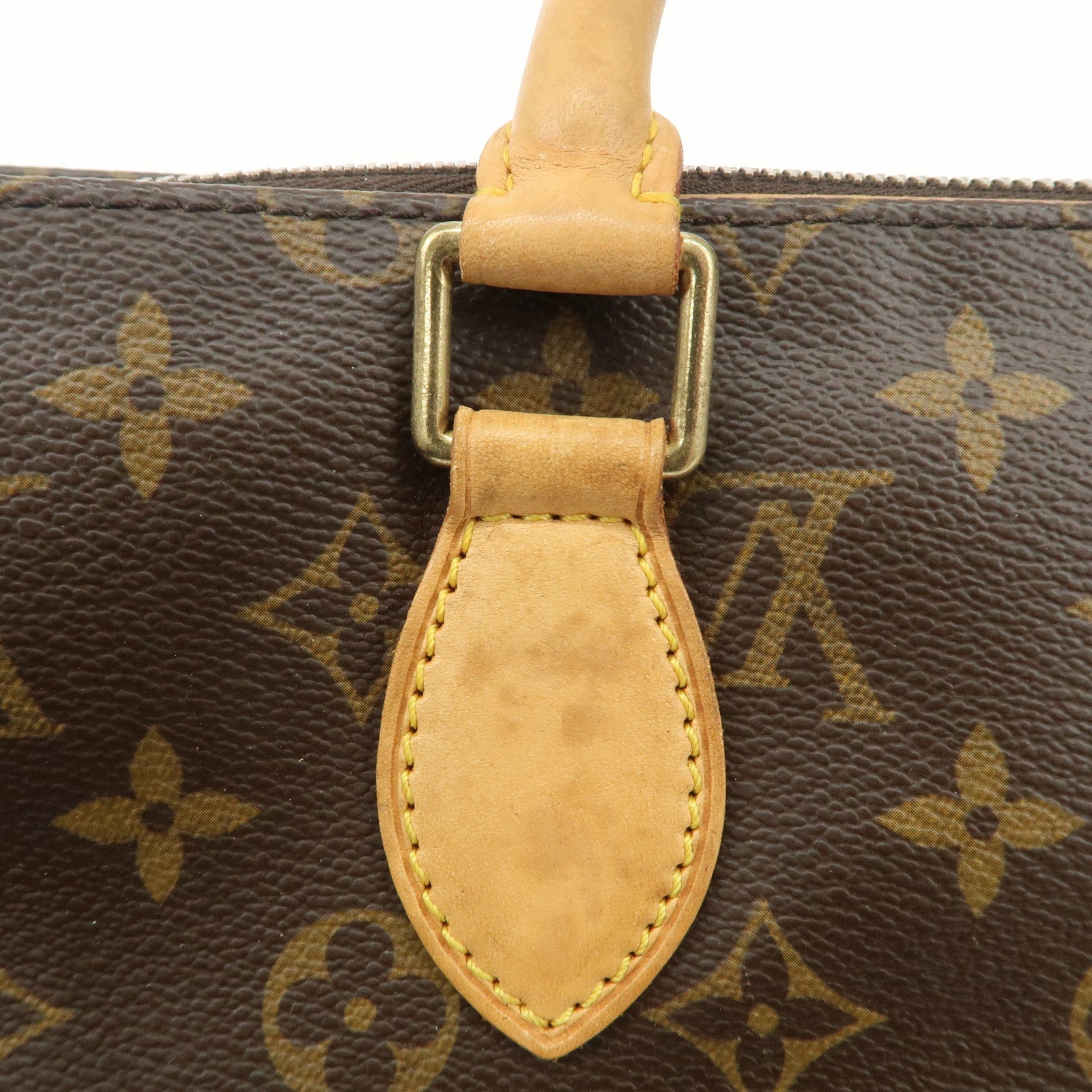 Louis Vuitton Monogram Popincourt Hand Bag Brown M40009 Used