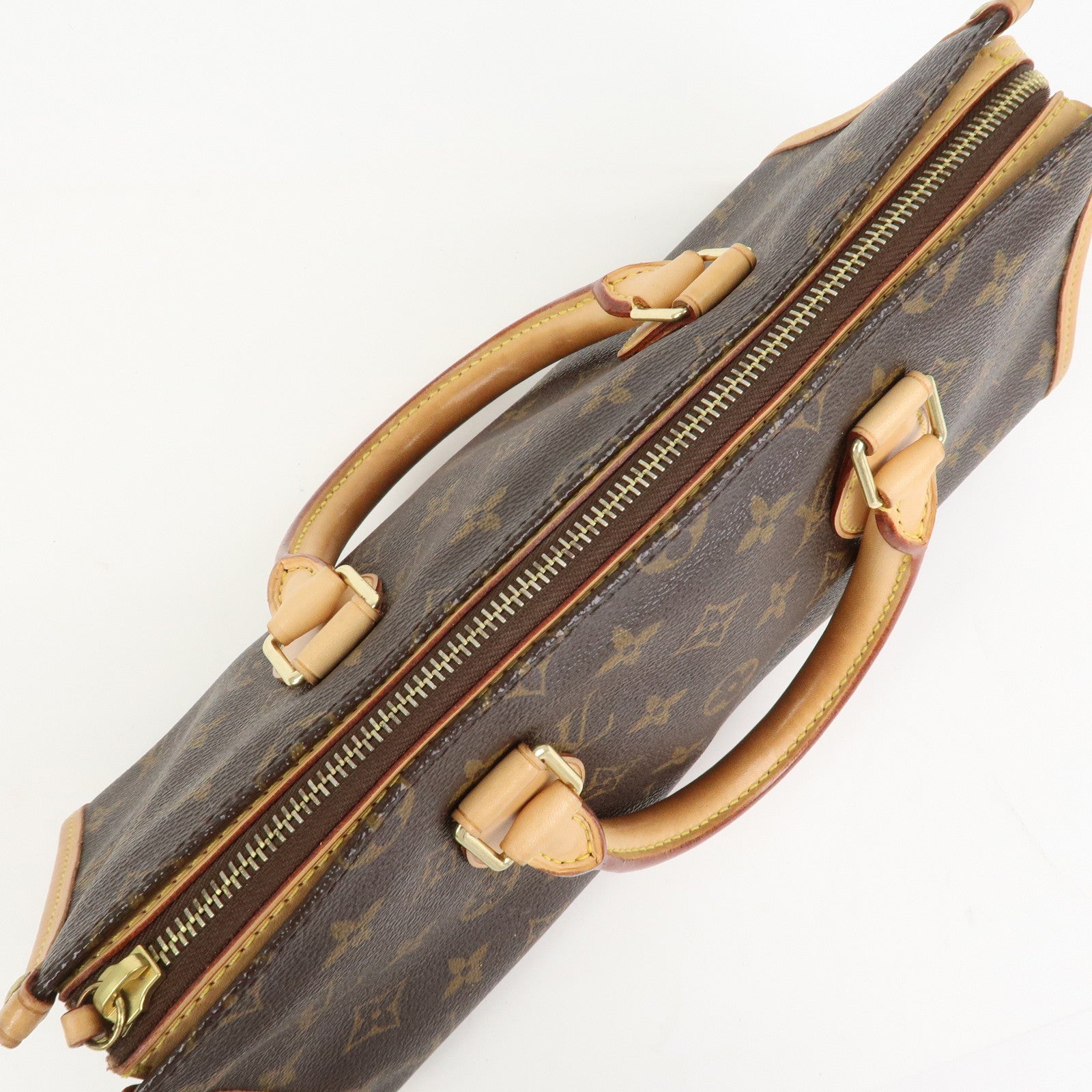 Louis Vuitton Monogram Popincourt Hand Bag Brown M40009