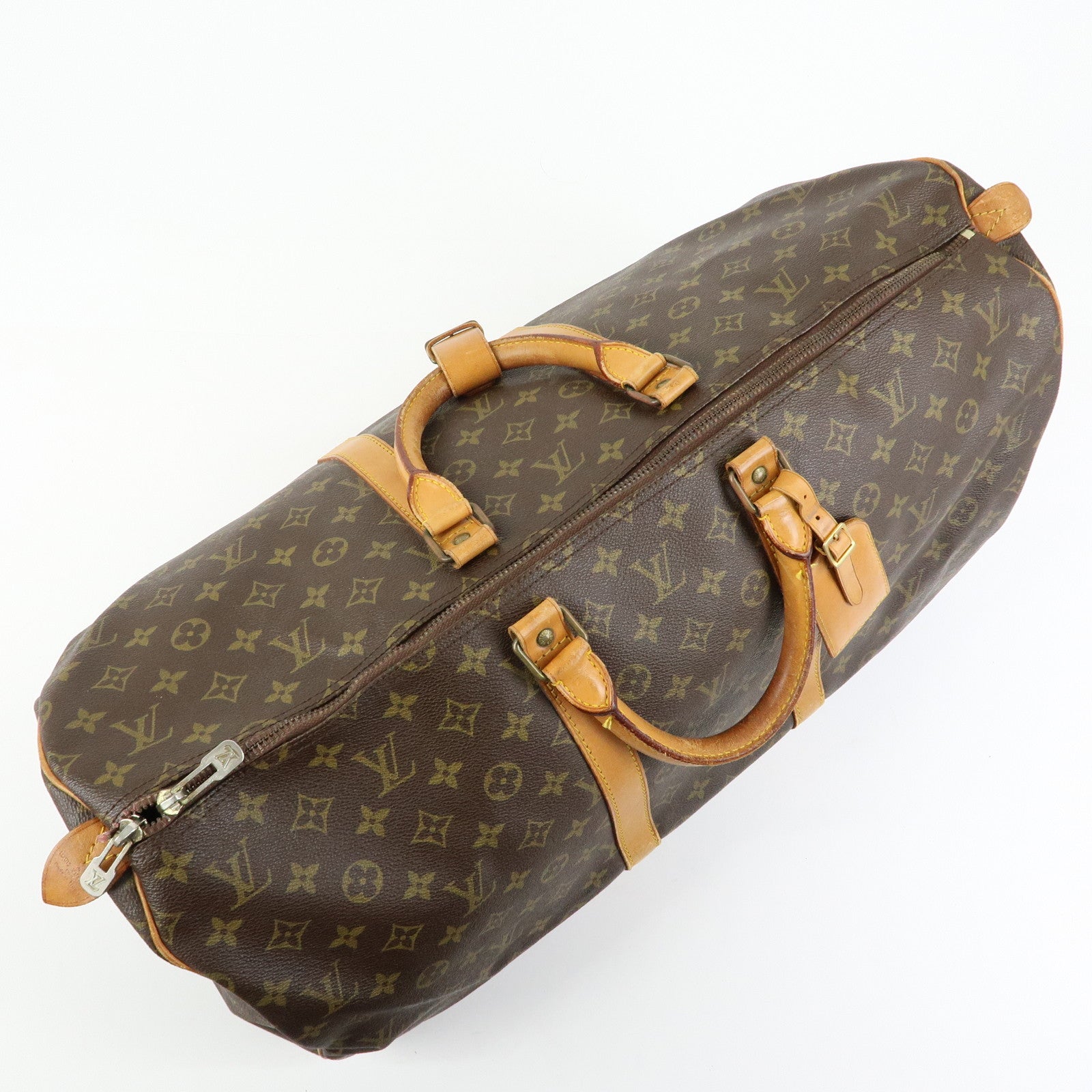 Louis Vuitton Monogram Keep All 55 Boston Bag Brown M41424