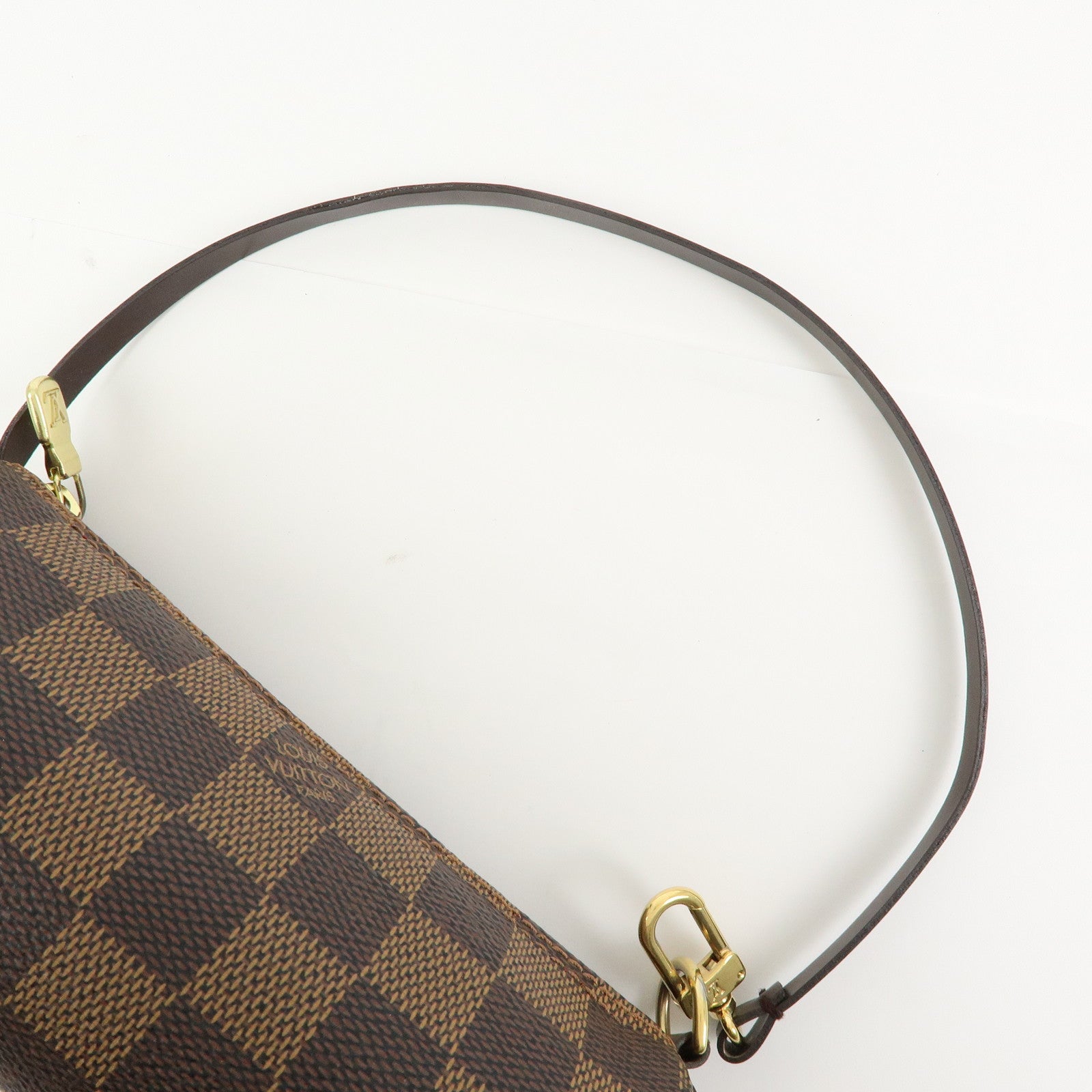 Louis Vuitton Damier Ebene Mini Pouch for Papillon Bag Brown