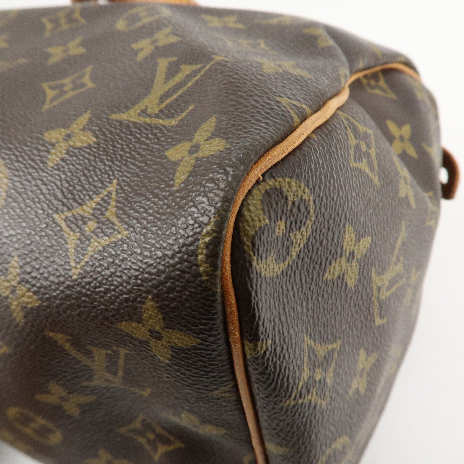 Louis Vuitton Monogram Speedy 30 Hand Bag Boston Bag M41526 Used