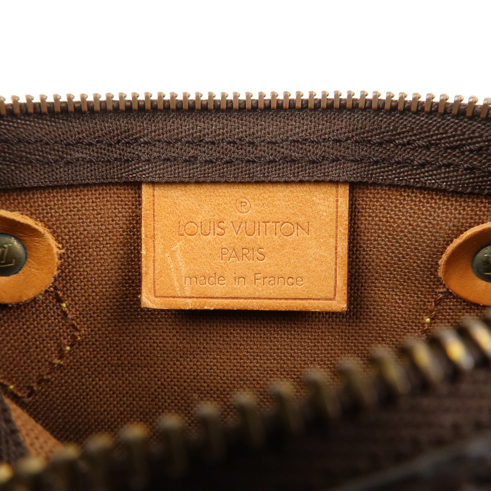 Louis Vuitton Monogram Mini Speedy Hand Bag Boston Bag Brown M41534