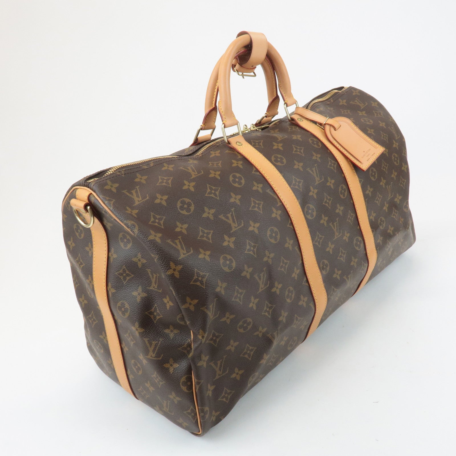 Louis Vuitton Monogram Keep All Bandouliere 55 Boston Bag M41414 Used