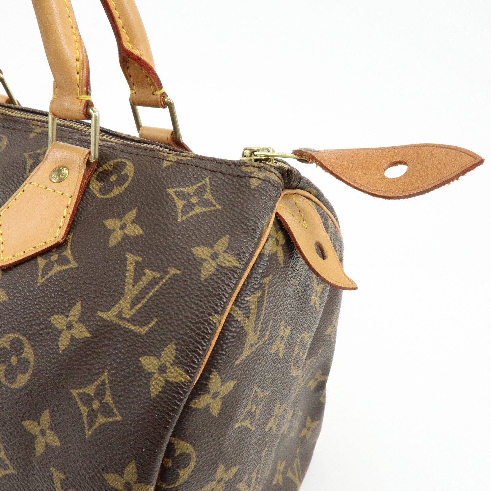 Louis Vuitton Monogram Speedy 30 Boston Bag Hand Bag Brown M41526