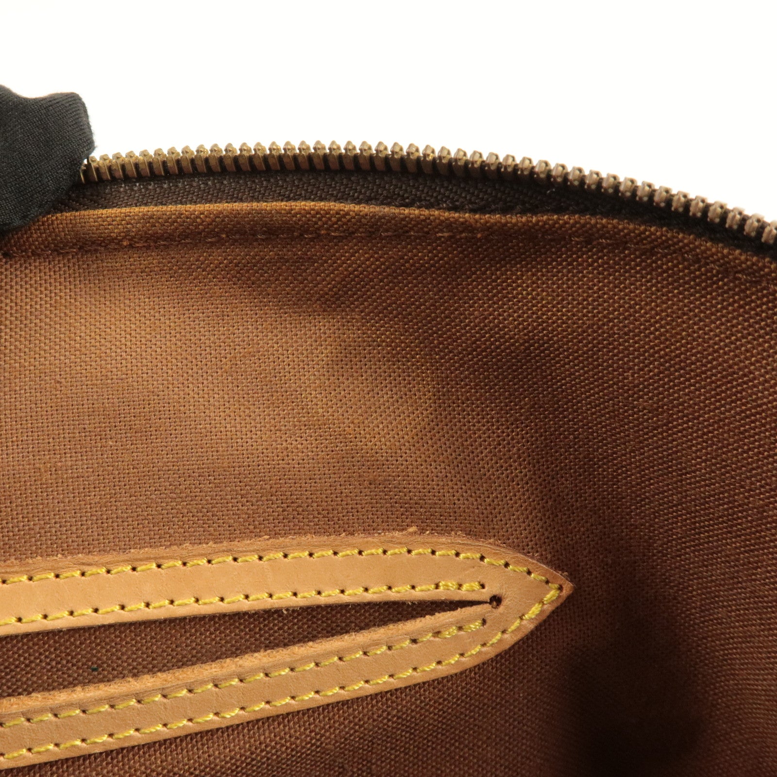 Louis Vuitton Monogram Alma Hand Bag Brown M51130 Used