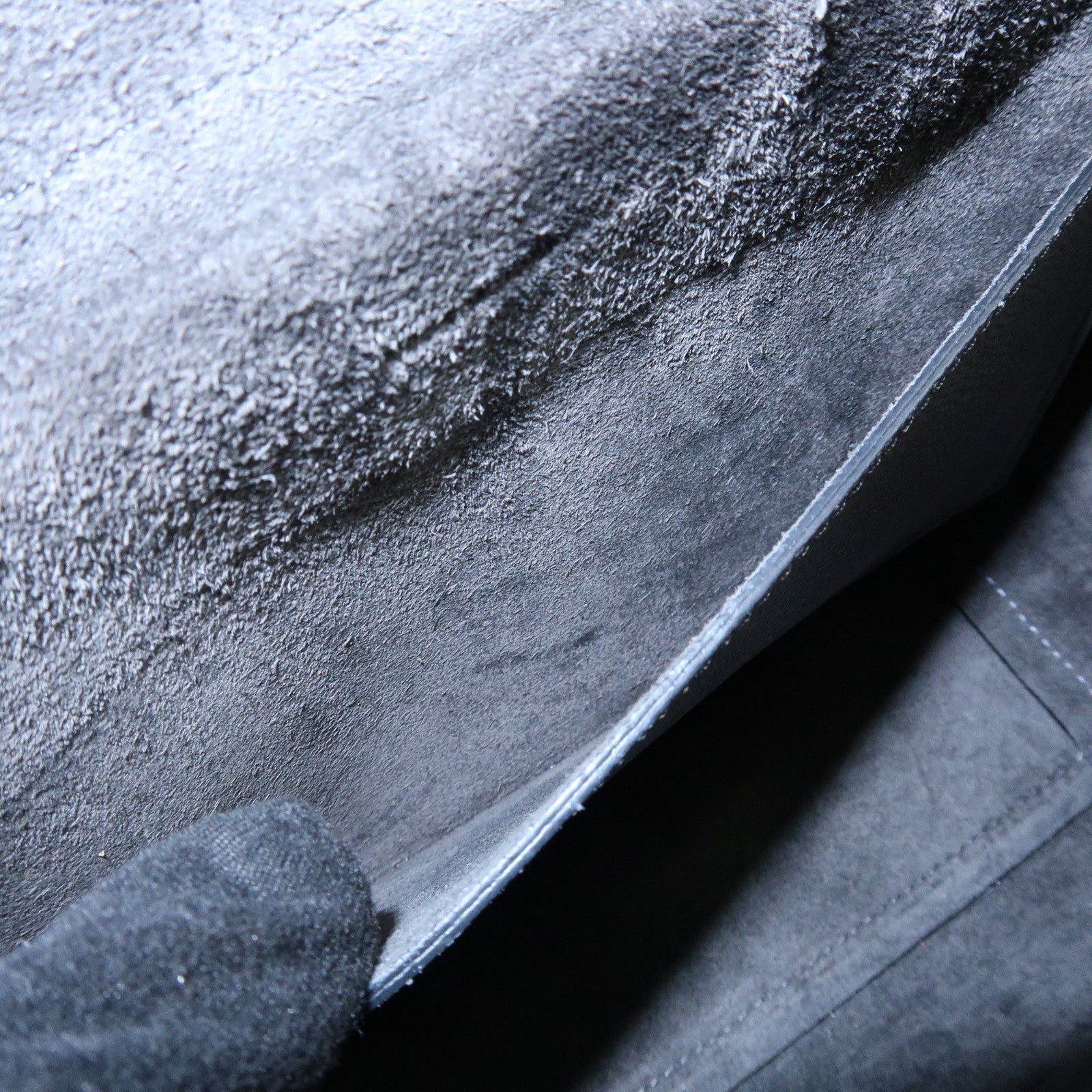 CELINE Micro Belt Bag Calf Leather 2WAY Bag Hand Bag Gray