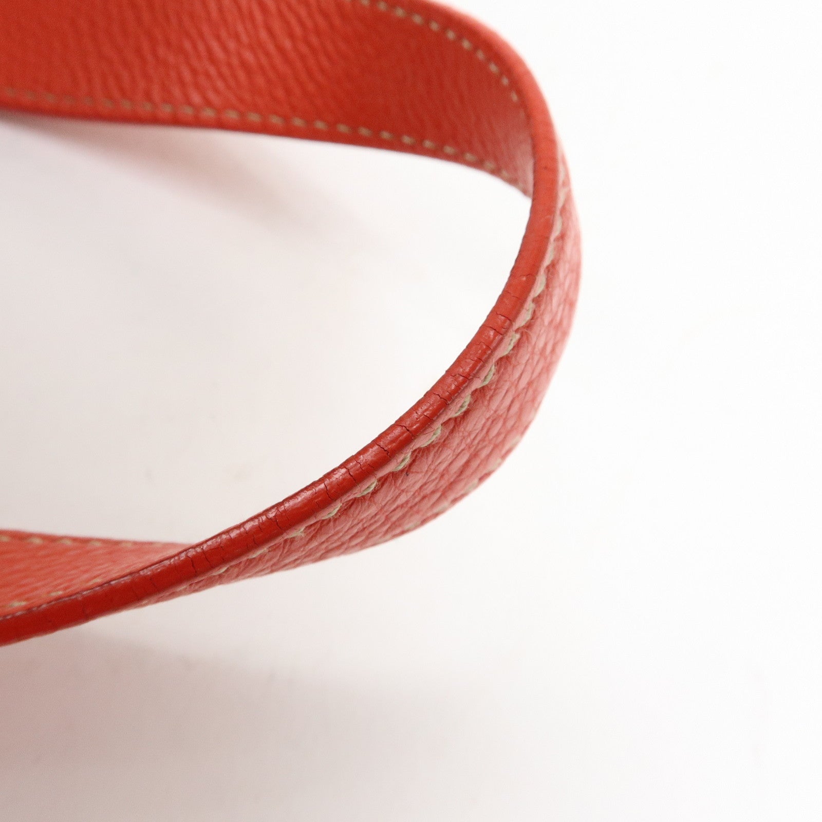 BVLGARI Logomania Canvas Leather 2Way Hand Shoulder Bag Brown Coral