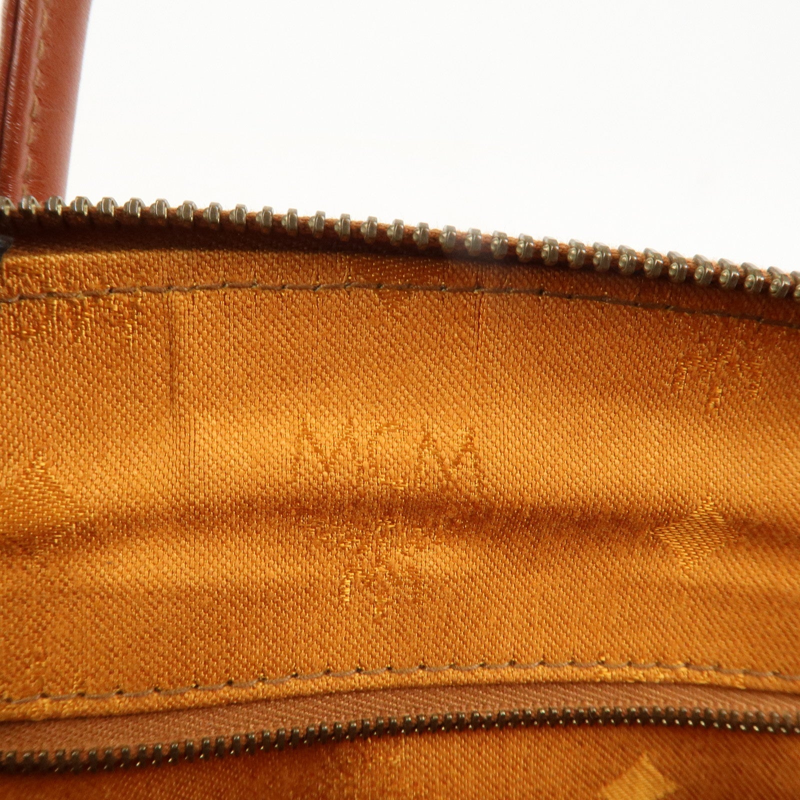 MCM Visetos Logo Leather 2WAY Bag Hand Bag Shoulder Bag Brown