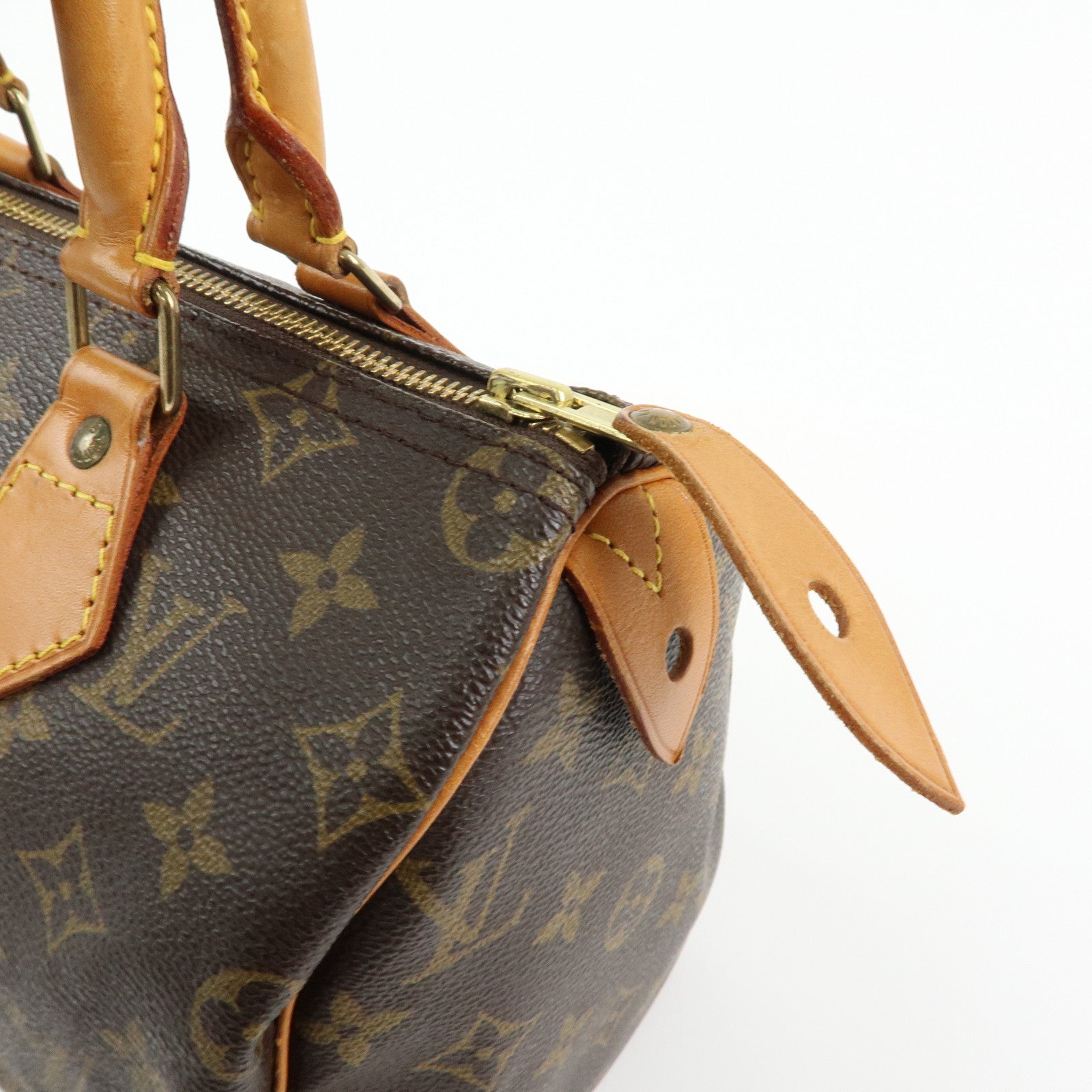 Louis Vuitton Monogram Speedy 25 Boston Bag Hand Bag Brown M41528