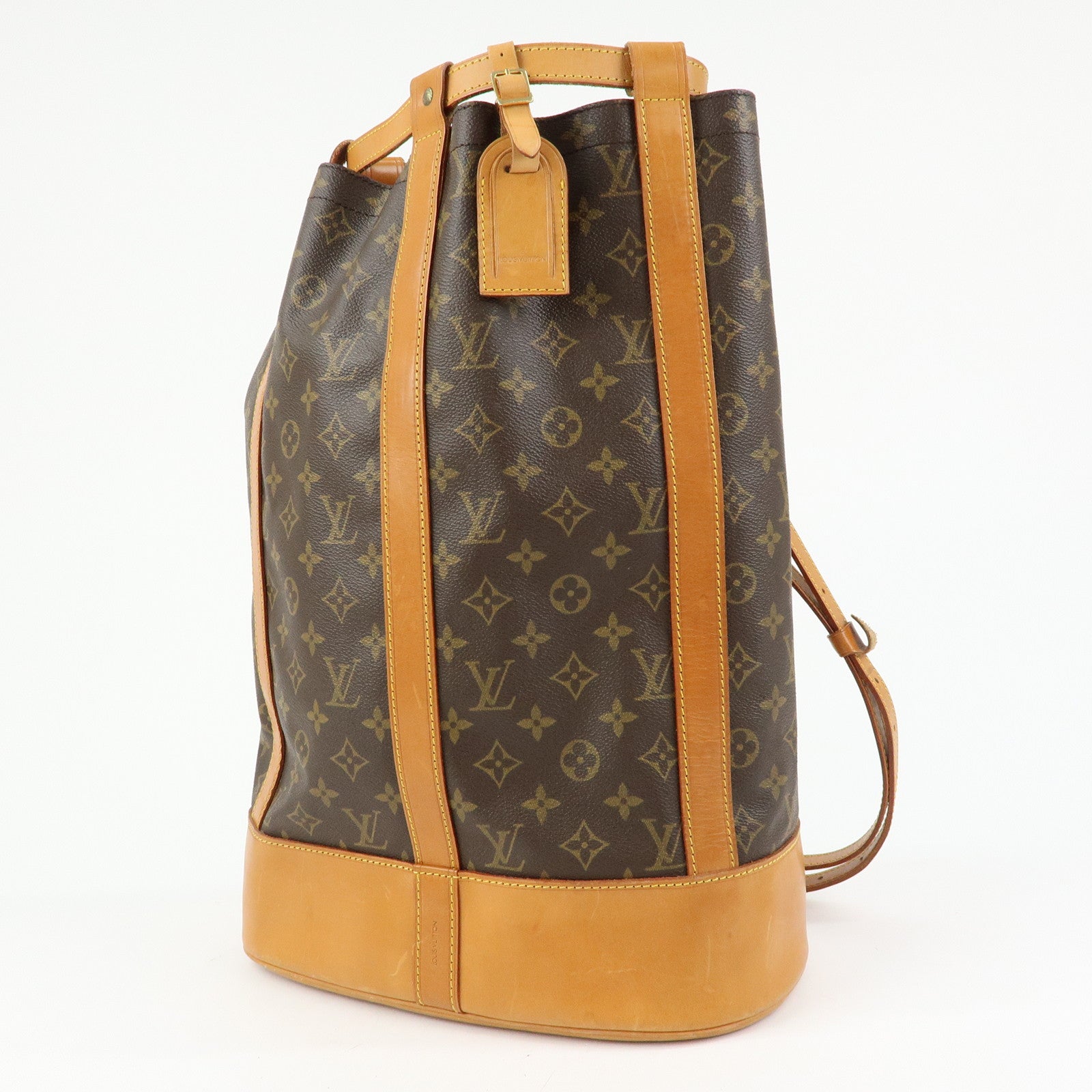 Louis Vuitton Monogram Randonnee GM Shoulder Bag Brown M42244