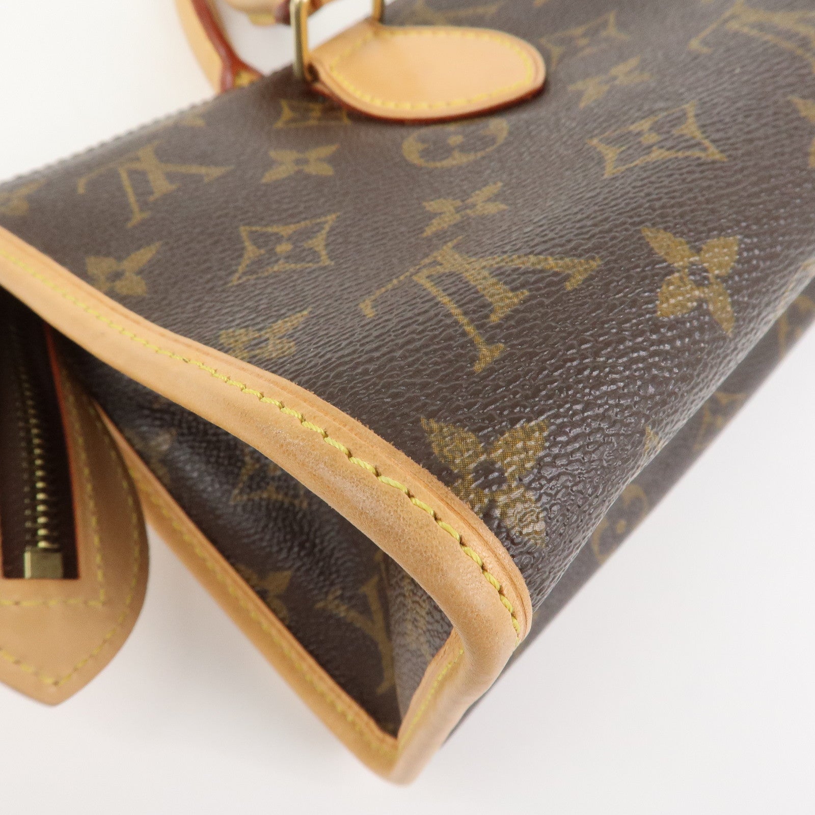 Louis Vuitton Monogram Popincourt Hand Bag Brown M40009