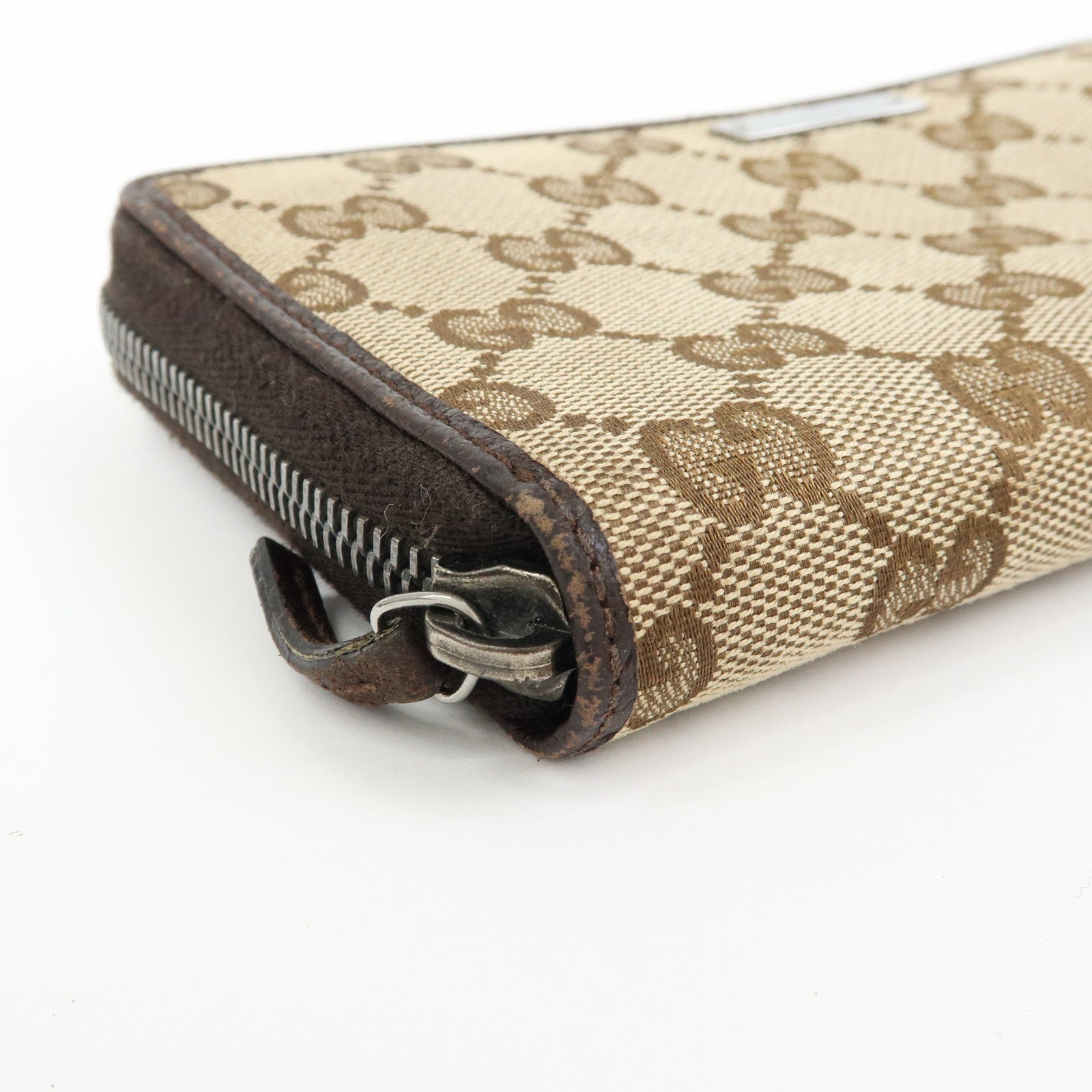 GUCCI Sherry Set of 2 GG Supreme Canvas Wallet 658634 435292