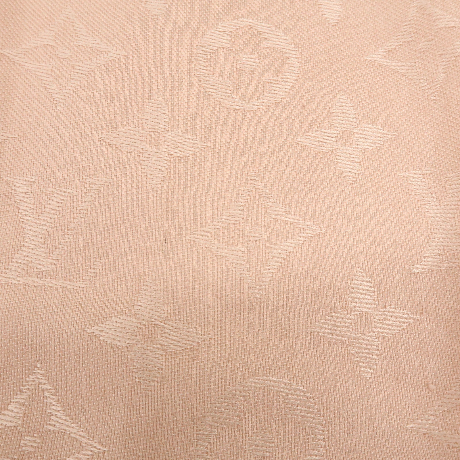 Louis Vuitton Monogram Silk Wook Scarf Shawl Pink 402336