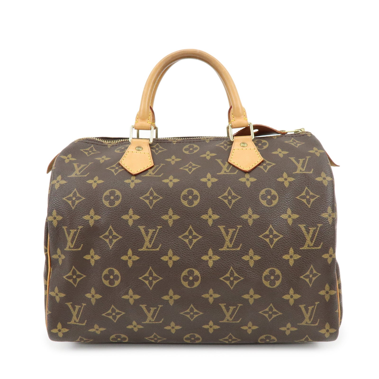 Louis Vuitton Monogram Speedy 30 Boston Bag Hand Bag Brown M41526
