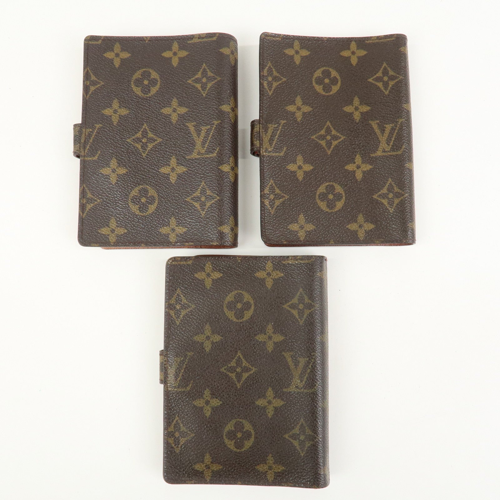 Louis Vuitton Set of 3 Monogram Agenda PM Planner Cover R20005