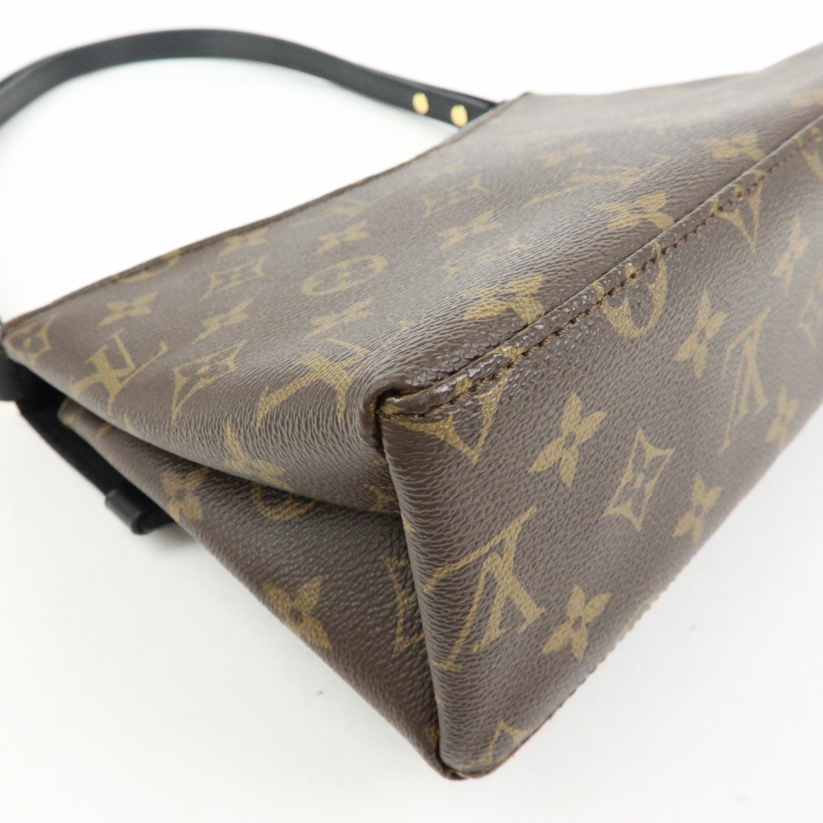 Louis Vuitton Monogram Epi Saint Michel Shoulder Brown Noir M44030