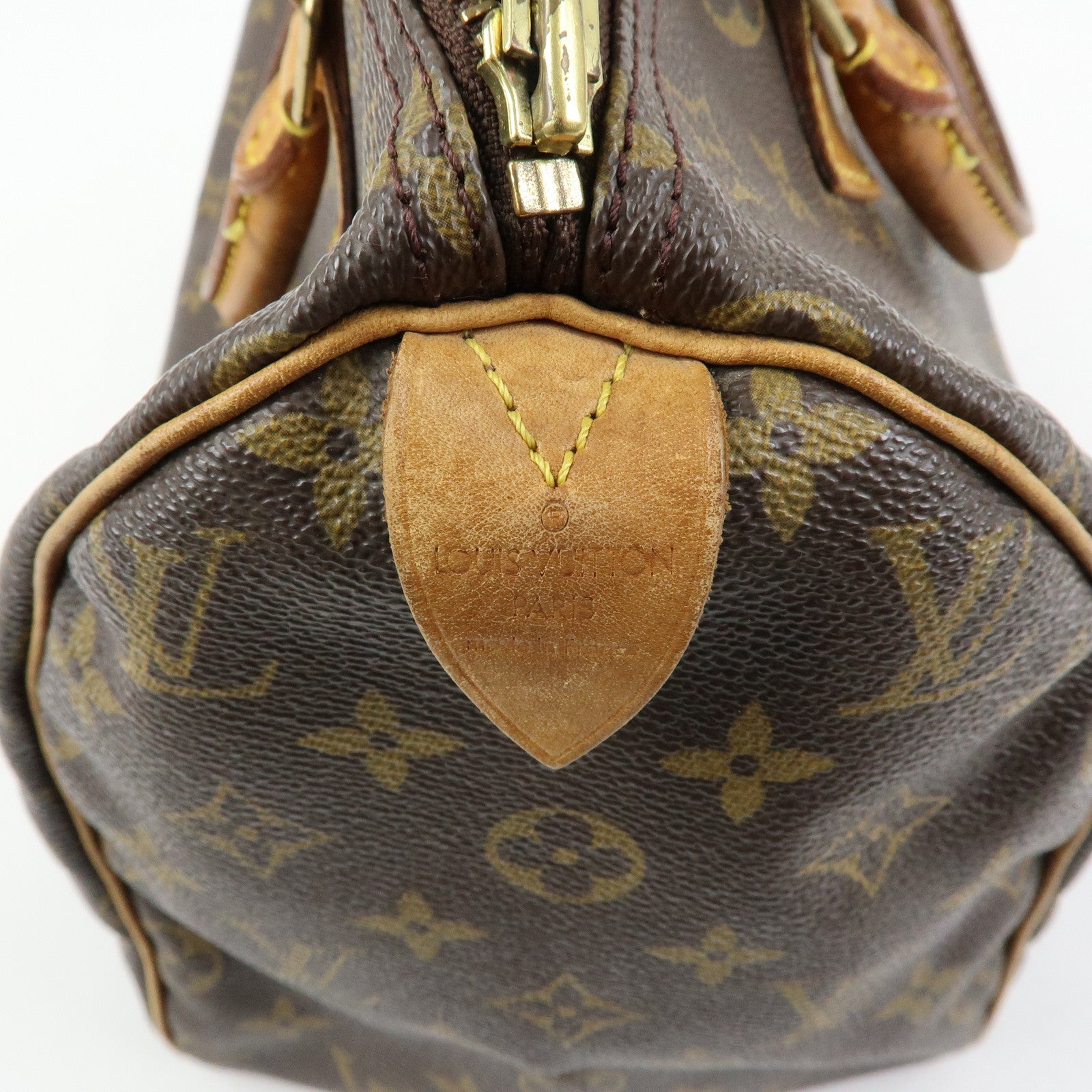 Louis Vuitton Monogram Speedy 30 Boston Bag Hand Bag Brown M41526