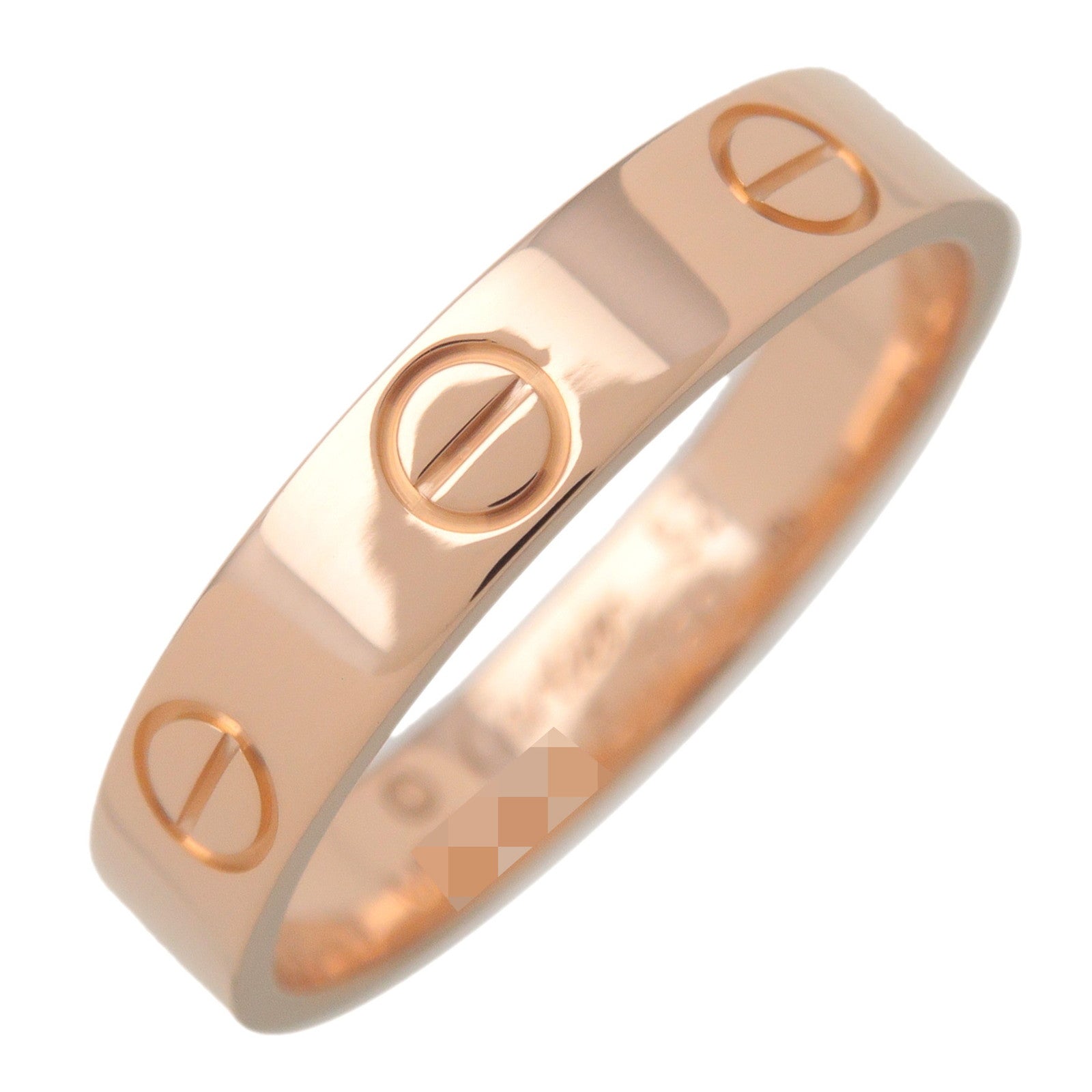Cartier Mini Love Ring #52 750PG Rose Gold US6-6.5 EU52 HK13.5