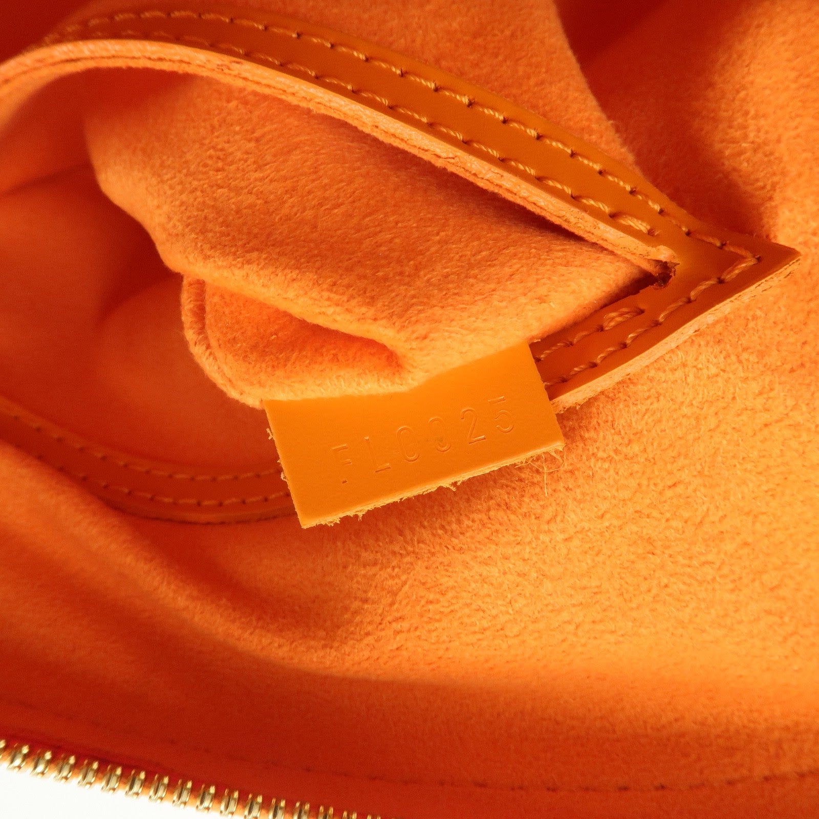Louis Vuitton Epi Alma Hand Bag Mandarin Orange M5124H