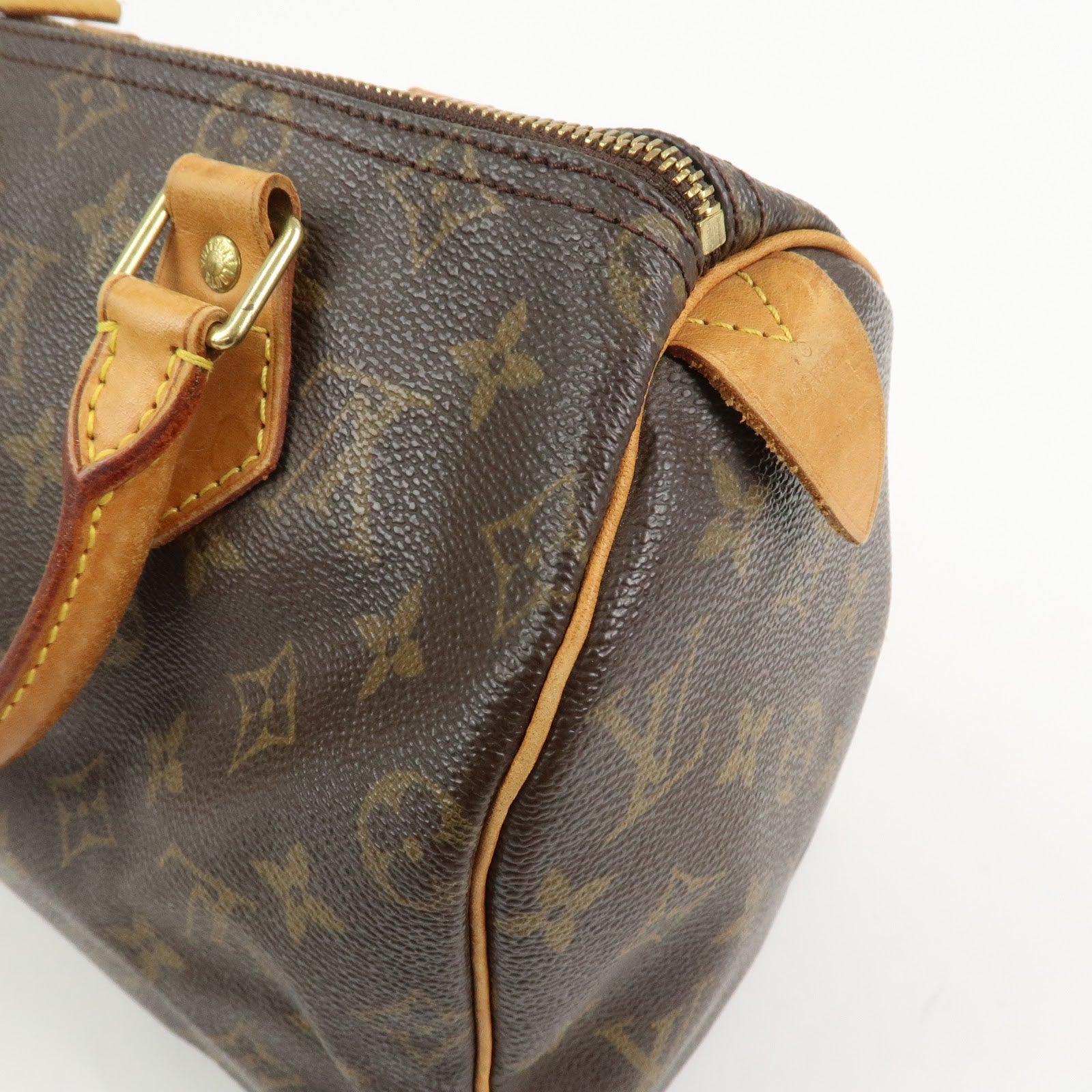 Louis Vuitton Monogram Speedy 25 Boston Bag Hand Bag Brown M41528