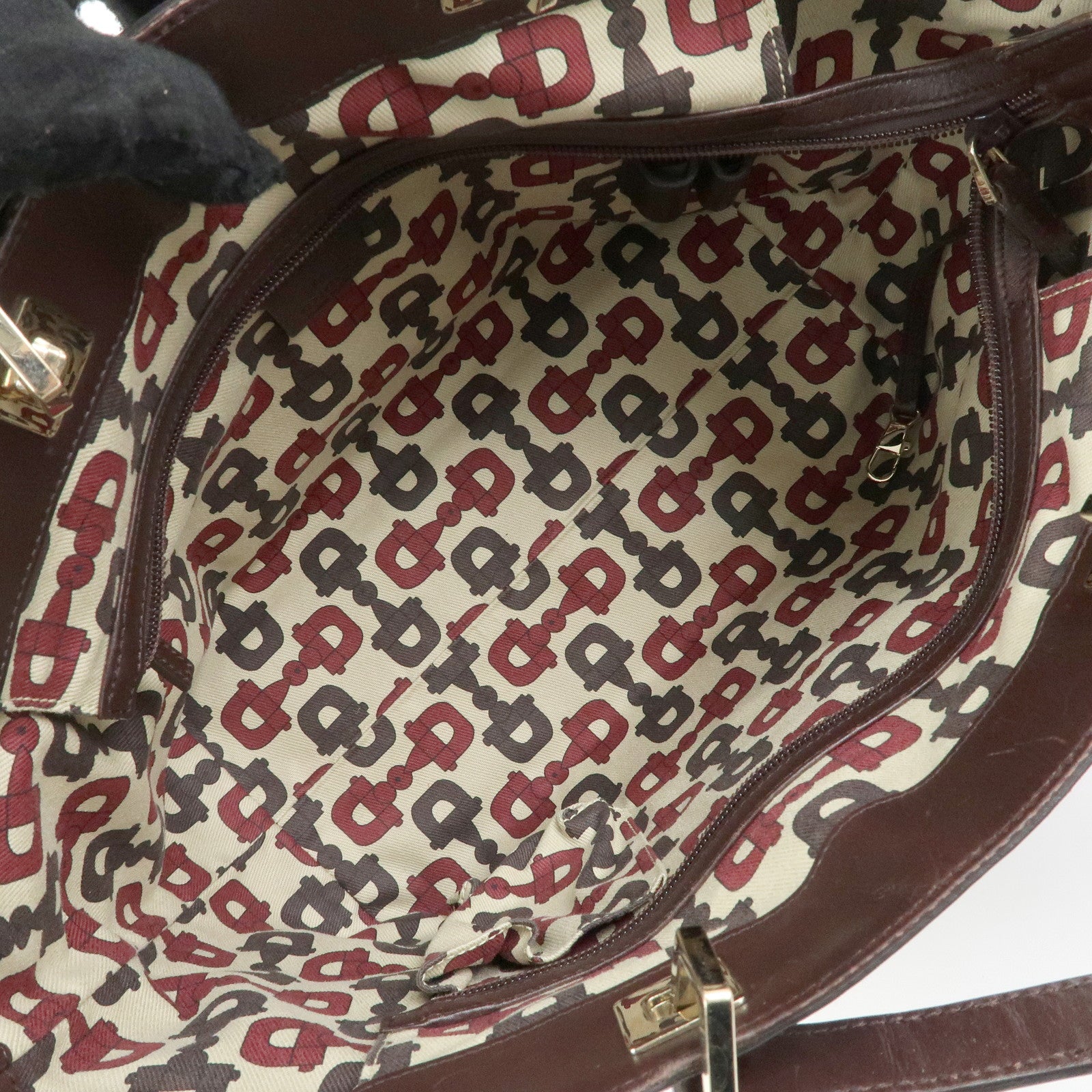 GUCCI Guccissima Leather Tote Bag Shoulder Bag Dark Brown 145993