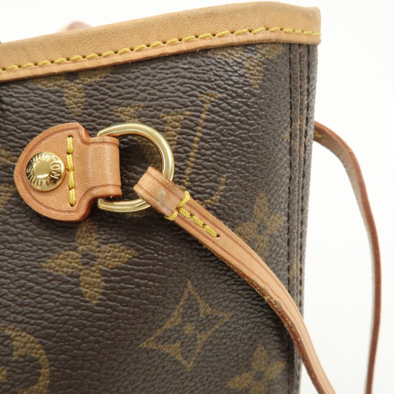 Louis Vuitton Monogram Neverfull PM Tote Bag Brown M40155