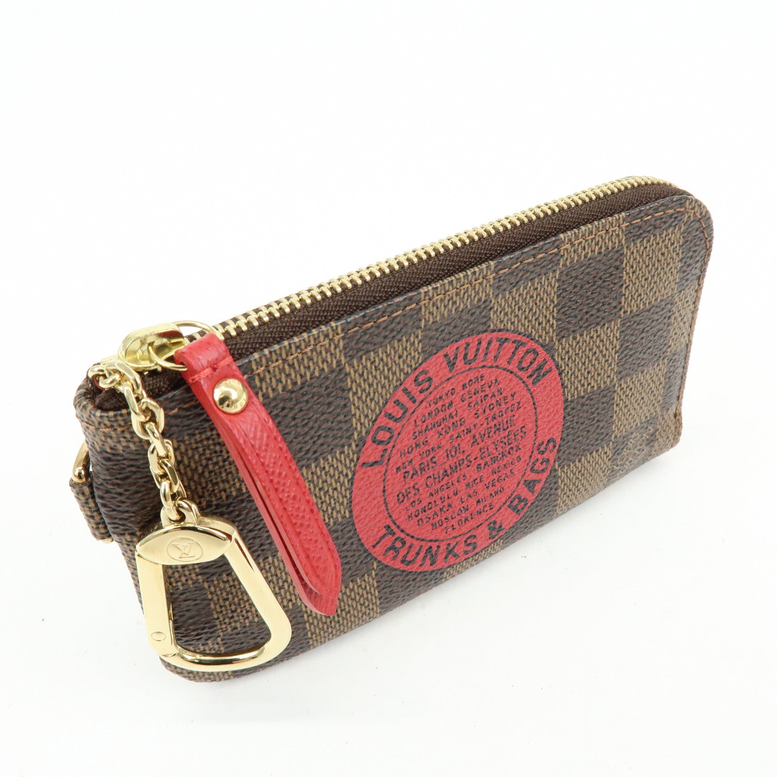 Louis Vuitton Damier T&B Pochette Cles Complice Coin Case N61742