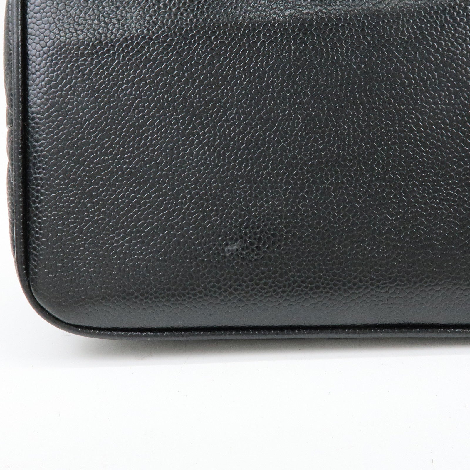 CHANEL Matelasse COCO Mark Medallion Tote Bag Hand Bag Black A01804