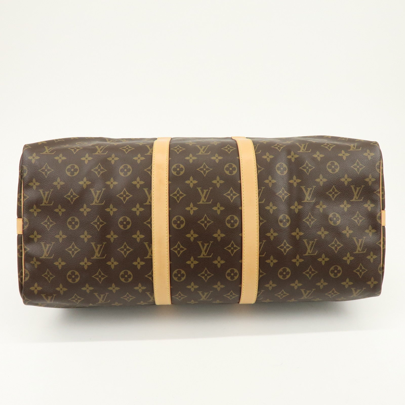 Louis Vuitton Monogram Keep All Bandouliere 55 Boston Bag M41414