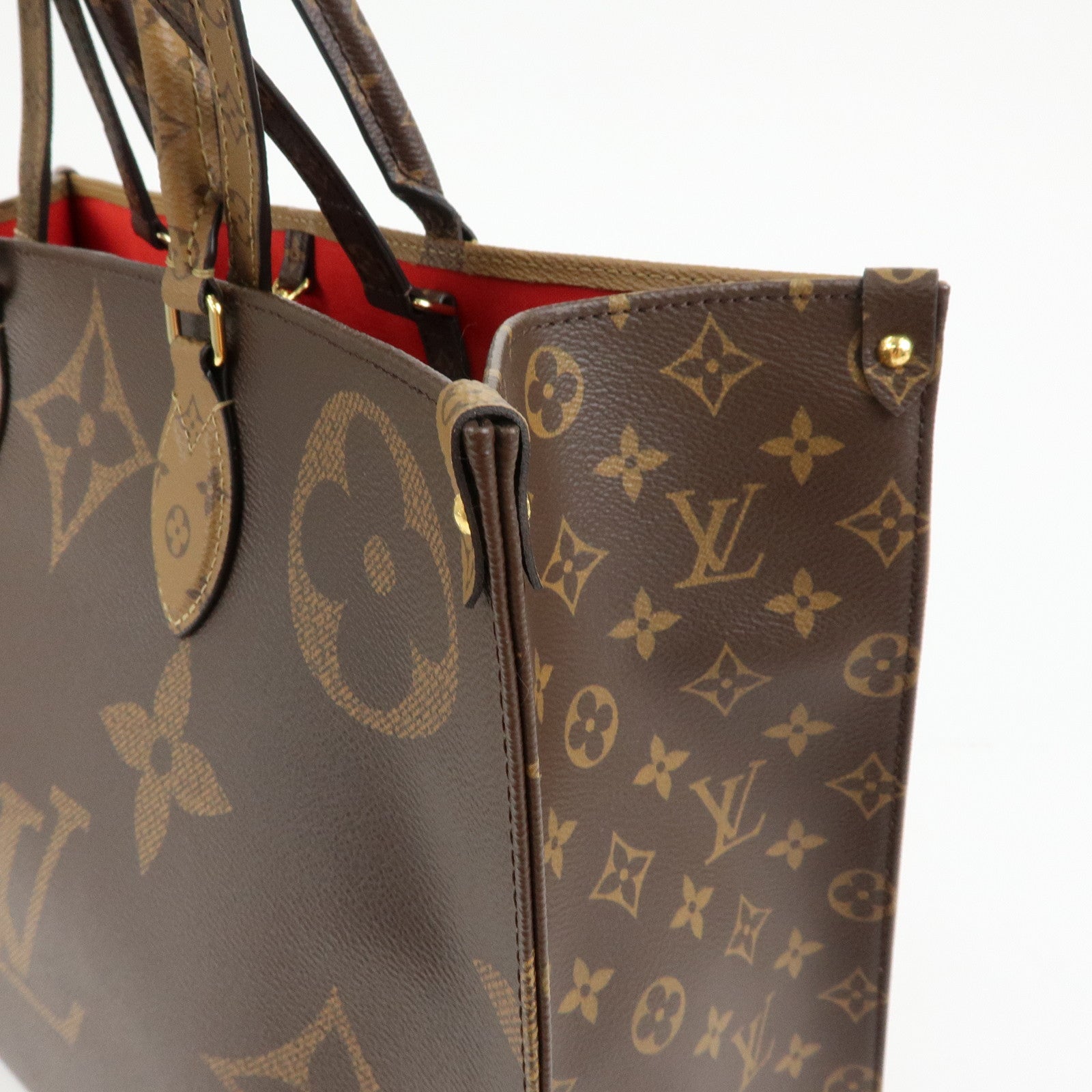 Louis Vuitton Monogram Giant Canvas On The Go MM Hand Bag M44576