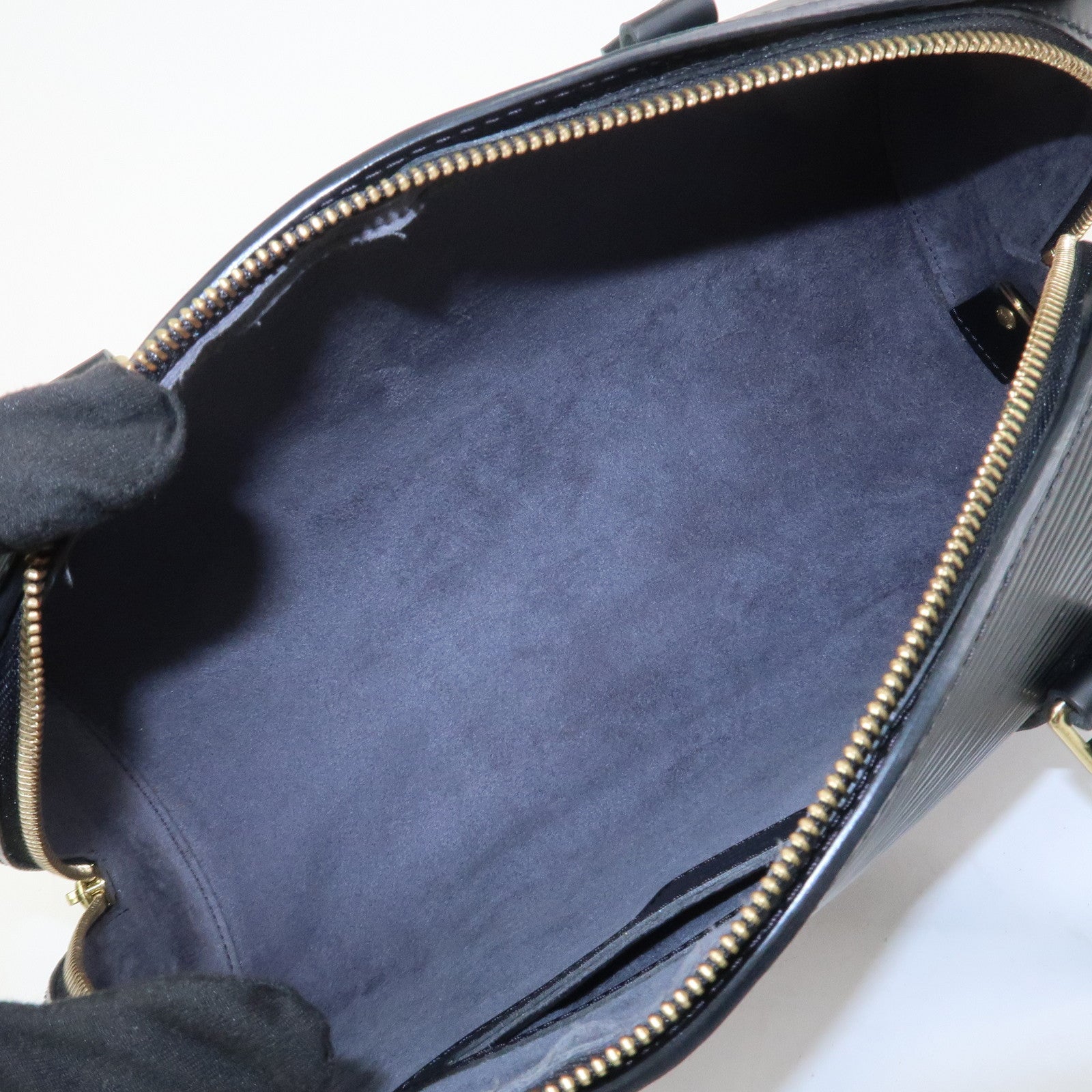 Louis Vuitton Epi Soufflot Shoulder Bag Hand Bag Noir M52222