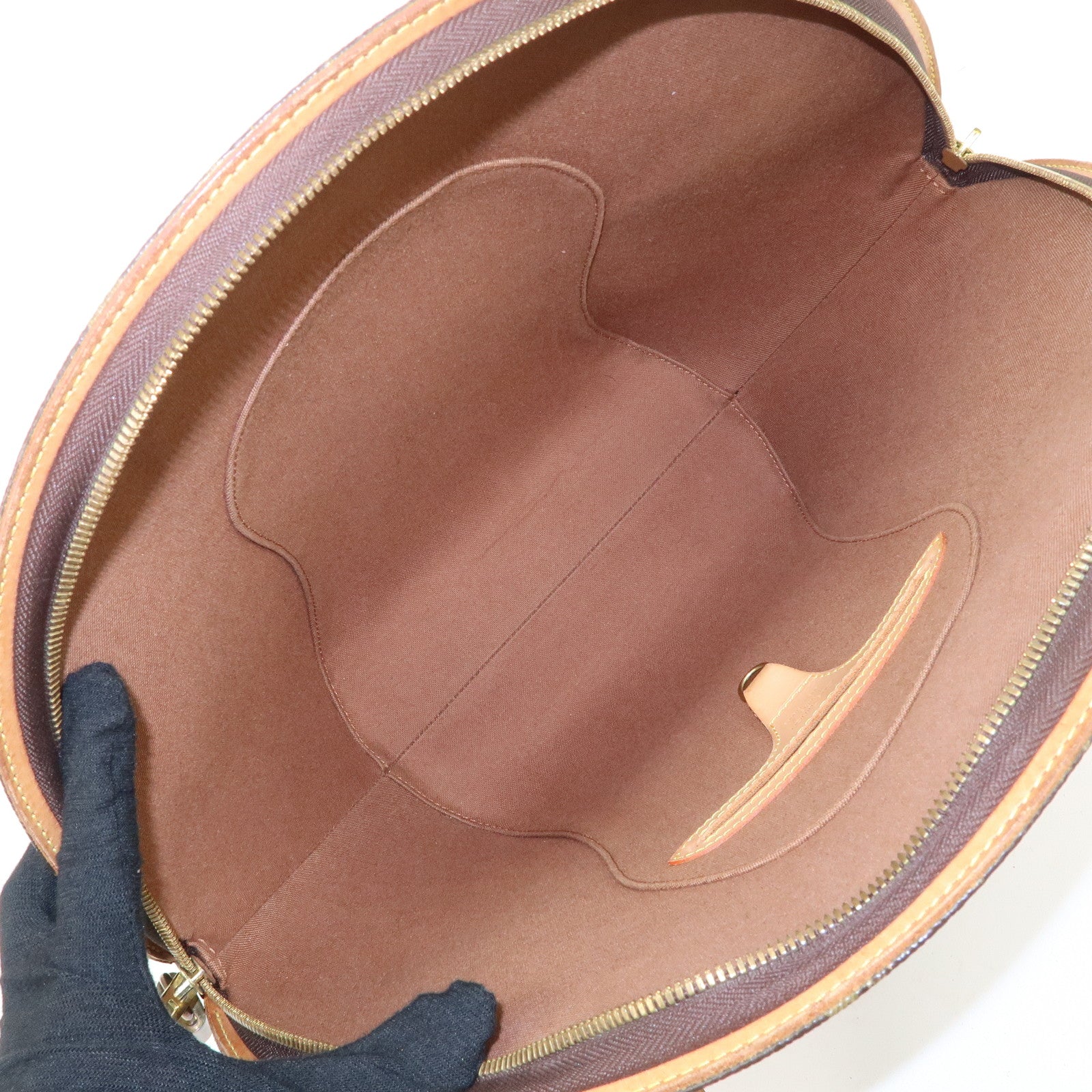 Louis Vuitton Monogram Ellipse Shopping Shoulder Bag Brown M51128 Used