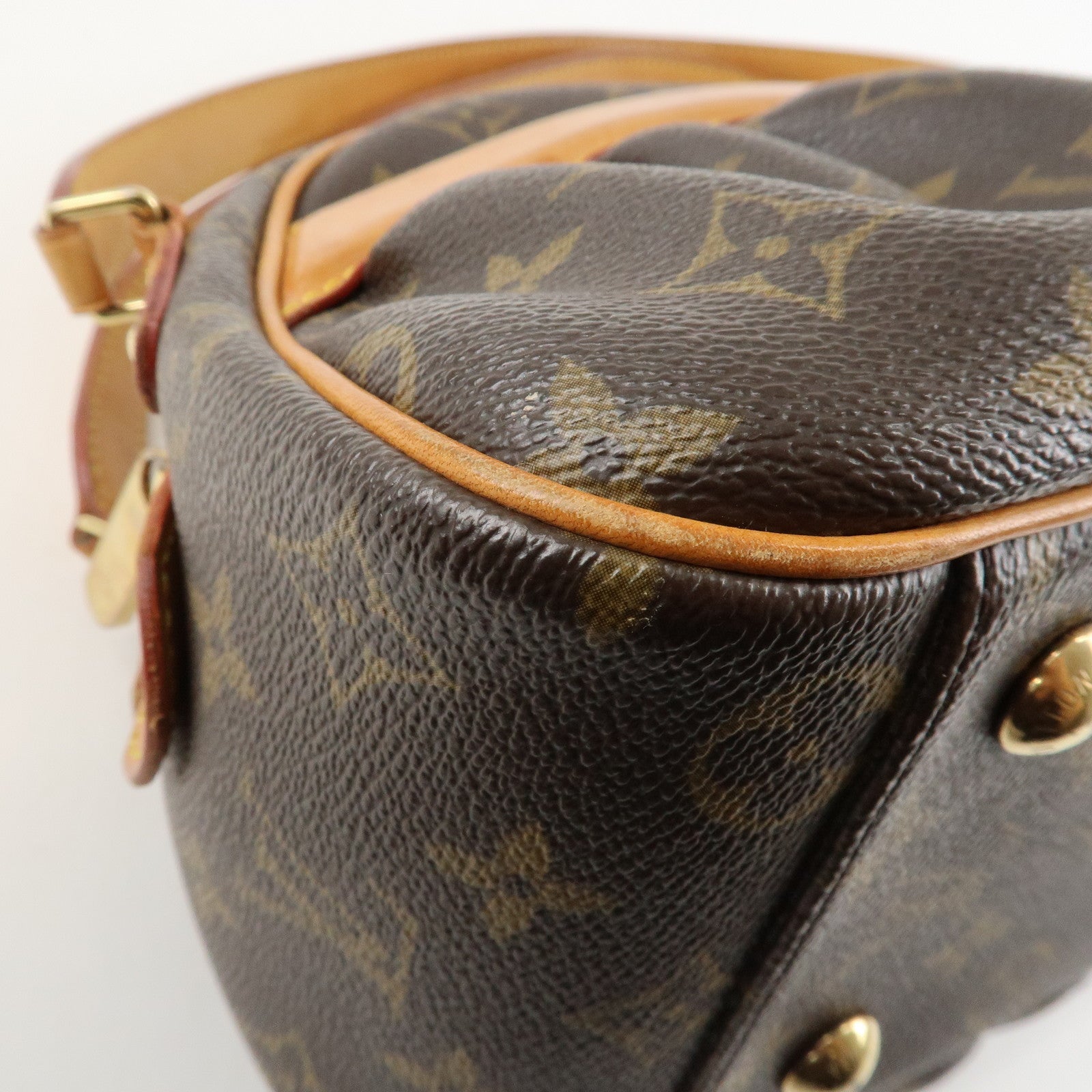 Louis Vuitton Monogram Canvas Clara Hand Bag Shoulder Bag M40057 Used