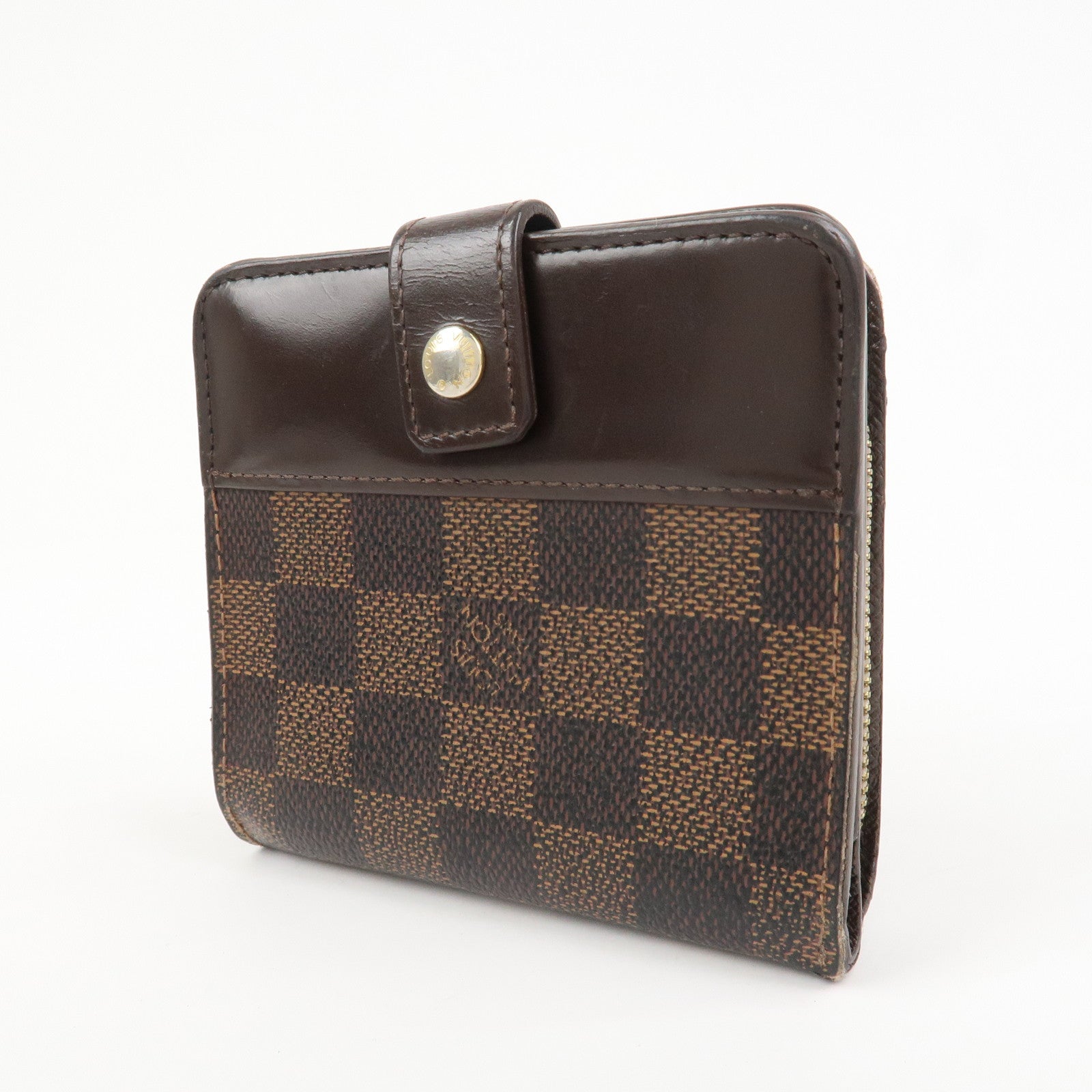 Louis Vuitton Damier Compact Zippy Bi-fold Small Wallet N61668