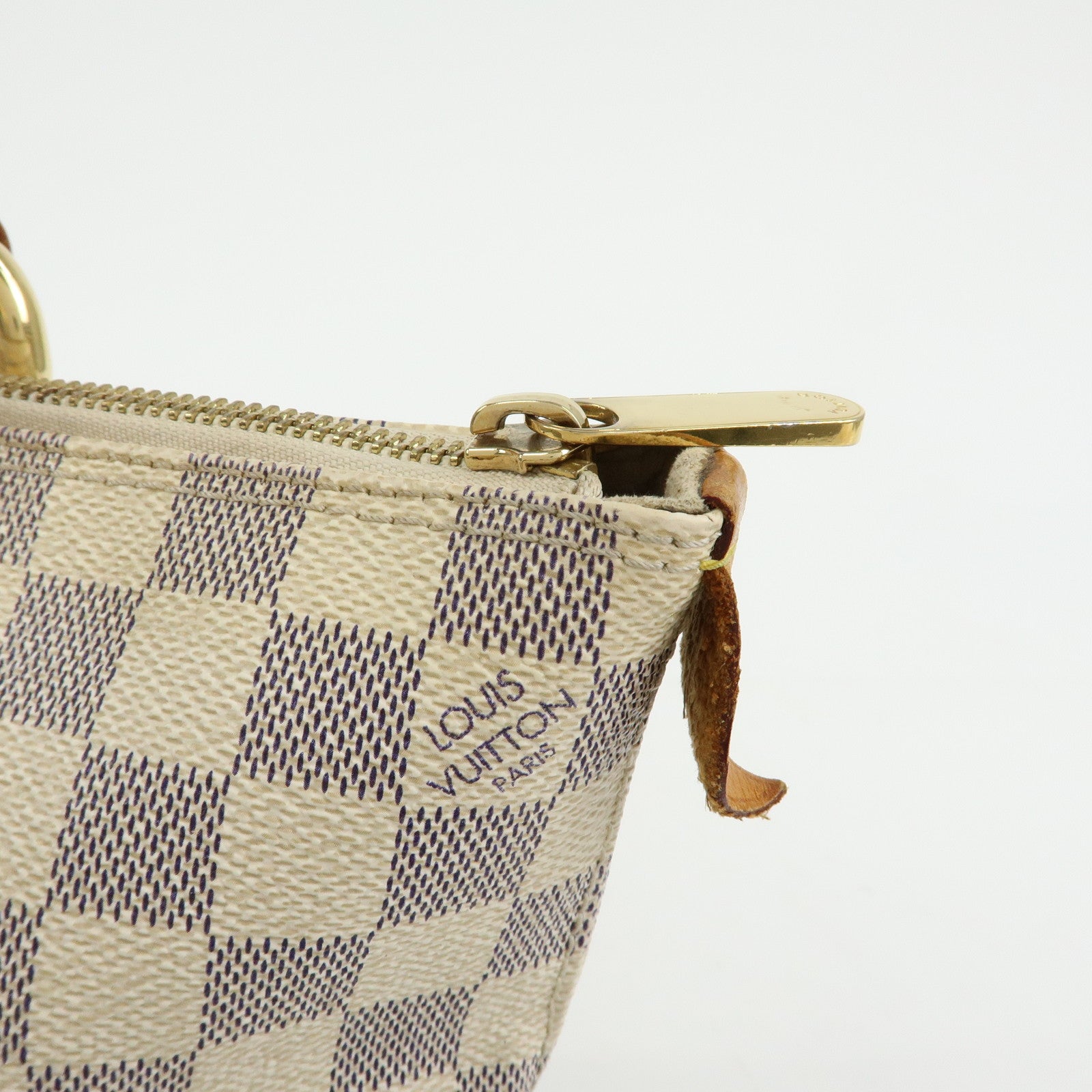 Louis Vuitton Damier Azur Saleya PM Tote Bag Hand Bag N51186