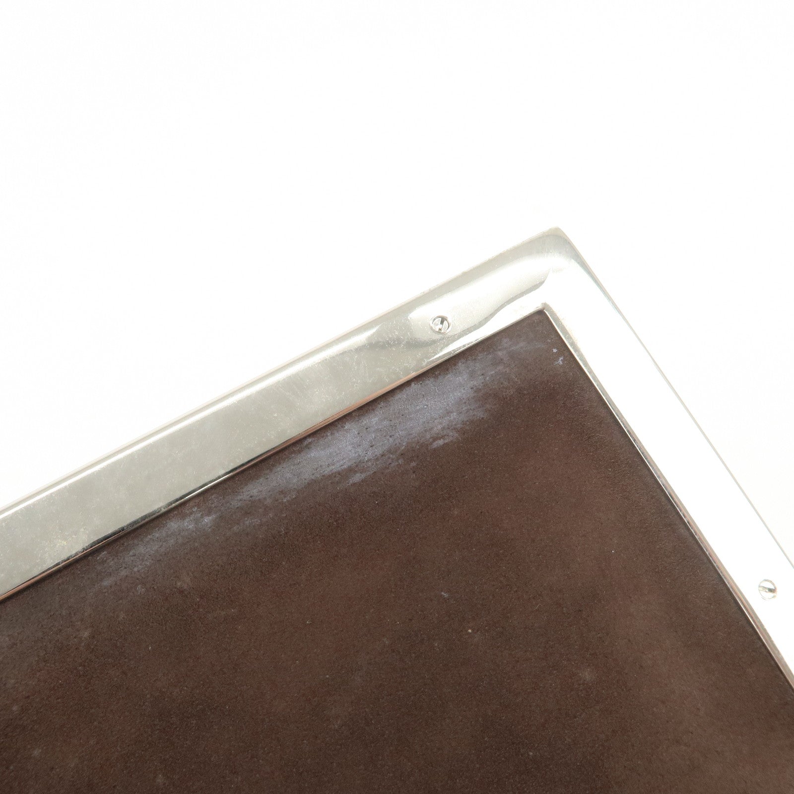 Ferragamo Leather Shoulder Bag Hand Bag Brown