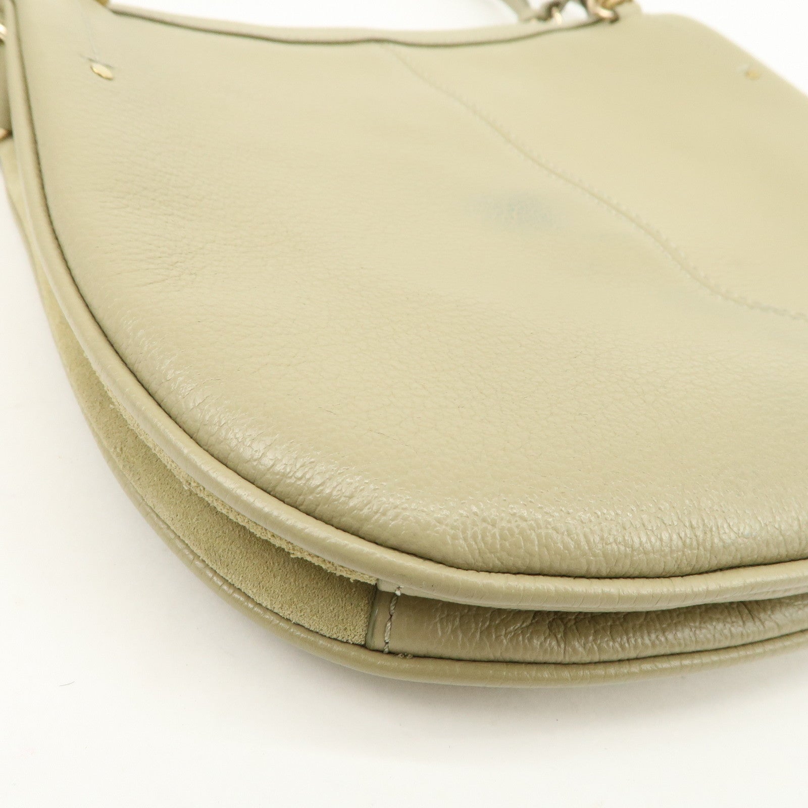 Chole See by Chlo・・スゥ Hana Leather Suede 2Way Bag Shoulder Bag Beige