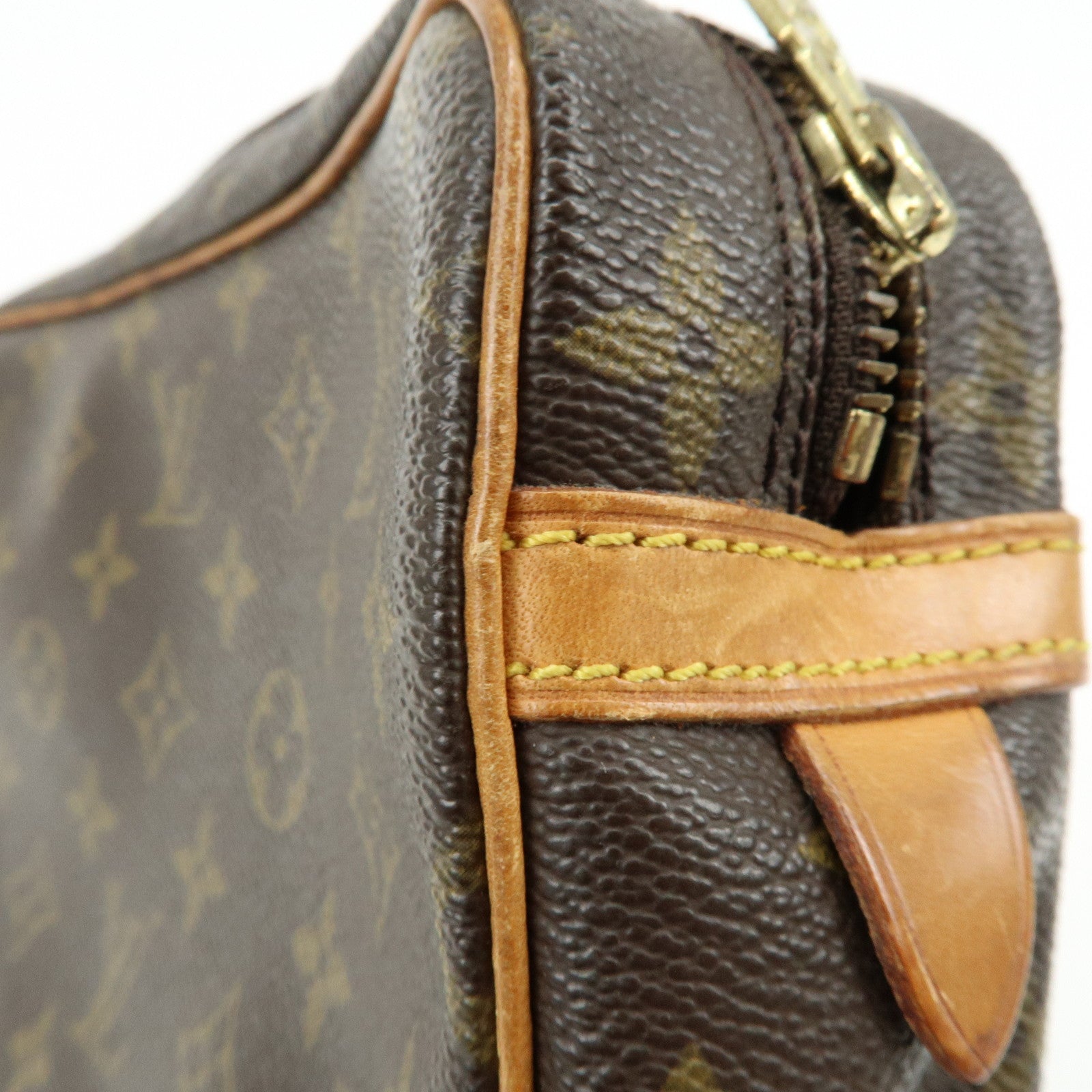 Louis Vuitton Monogram Compiegne 28 Pouch Clutch Bag Brown M51845